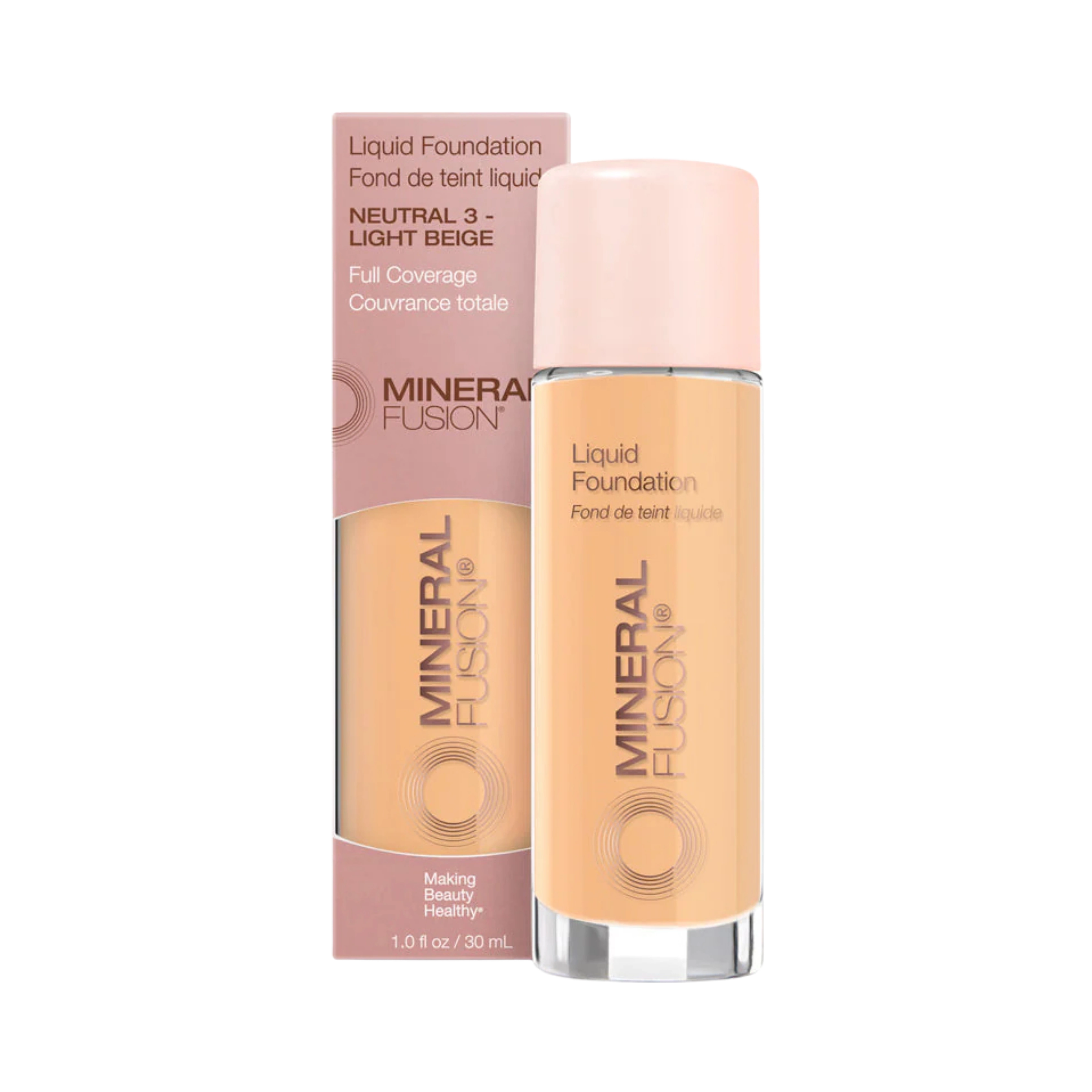 Mineral Fusion, Liquid Foundation, Neutral 3
