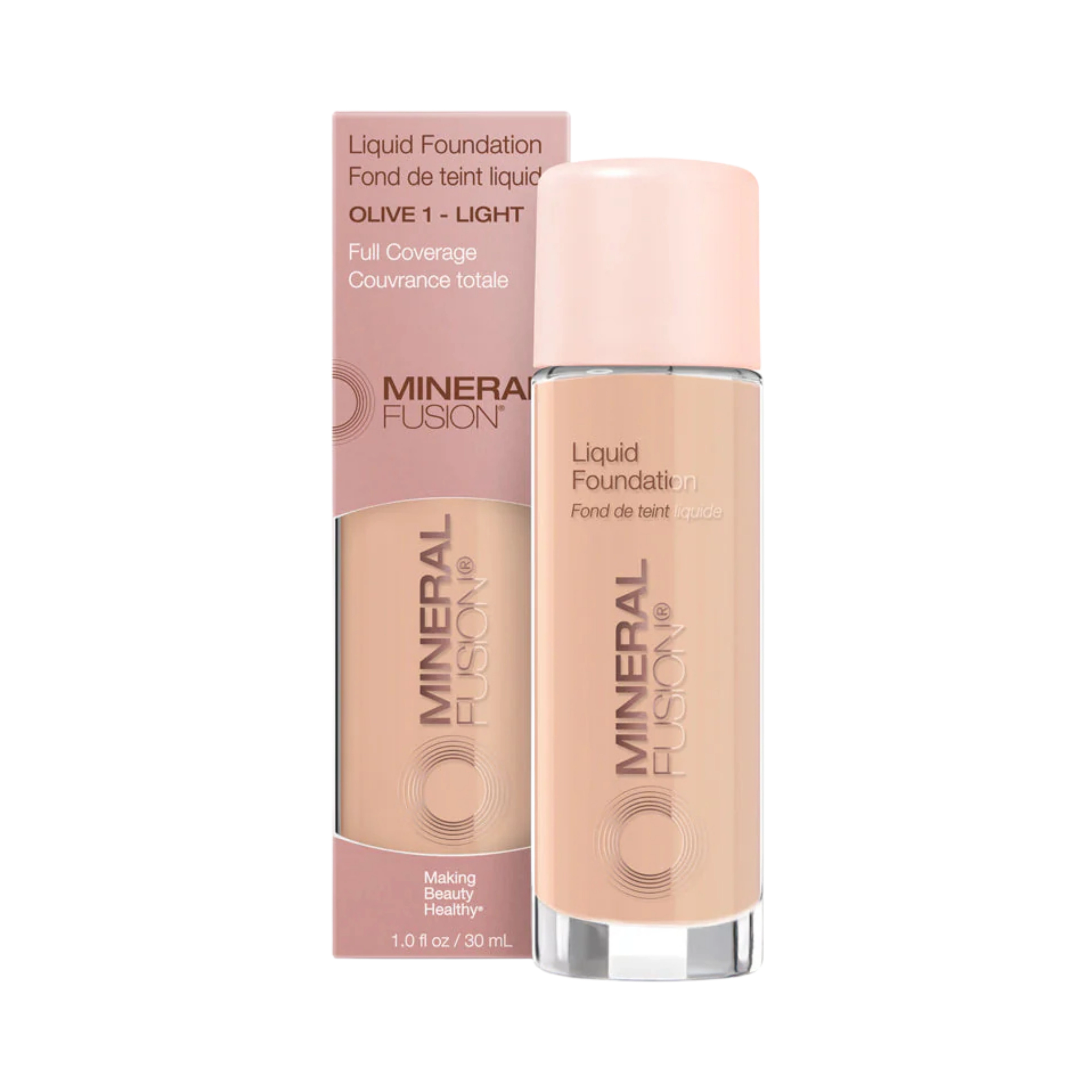 Mineral Fusion, Liquid Foundation, Olive 1