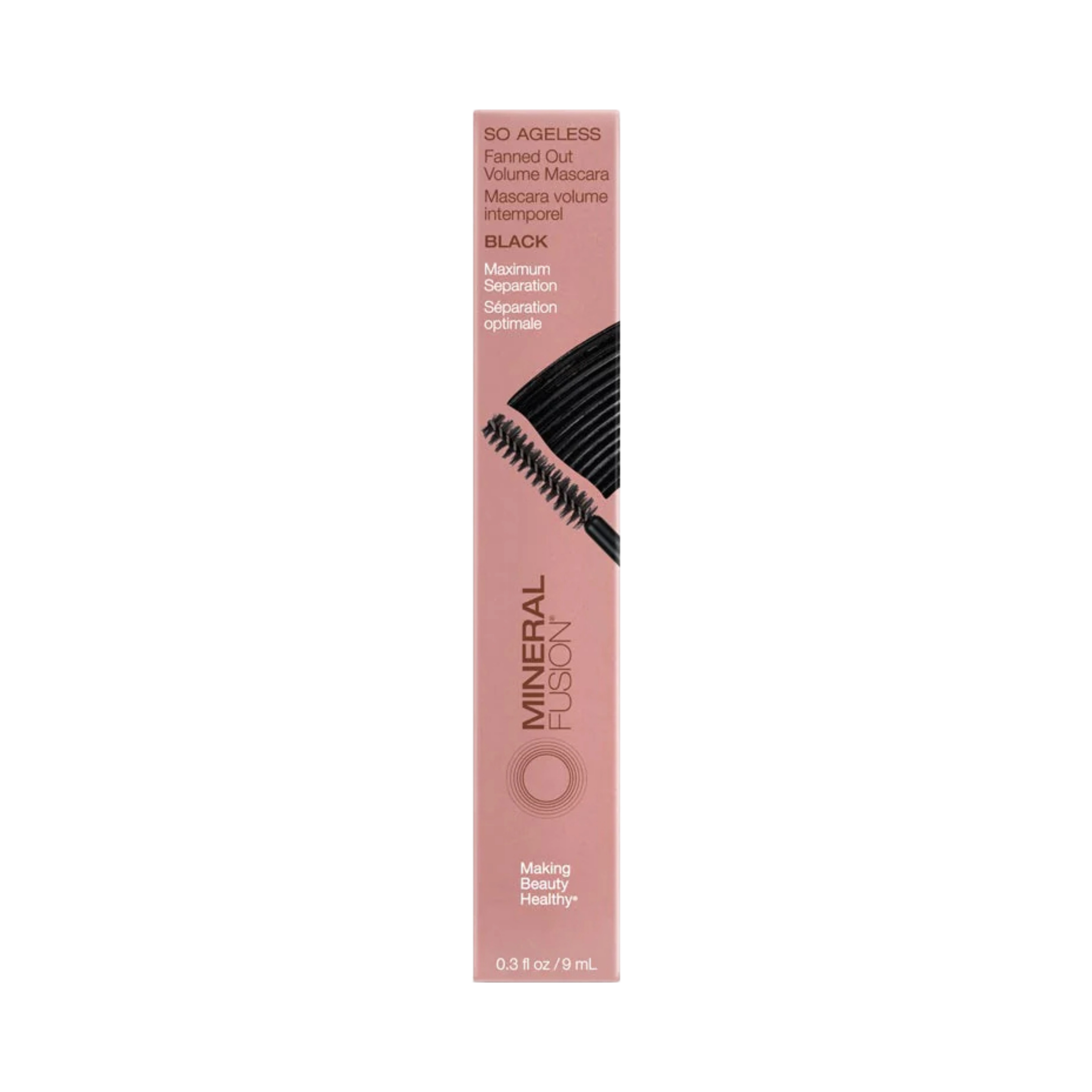 Mineral Fusion, SO Ageless Fanned Out Volume, Mascara Black