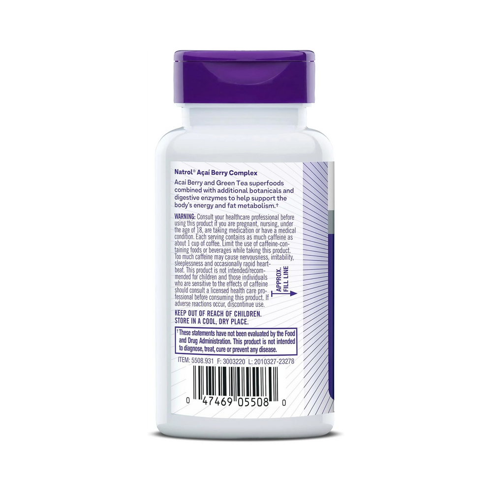 Natrol, Acai Berry Diet, 60 Capsules