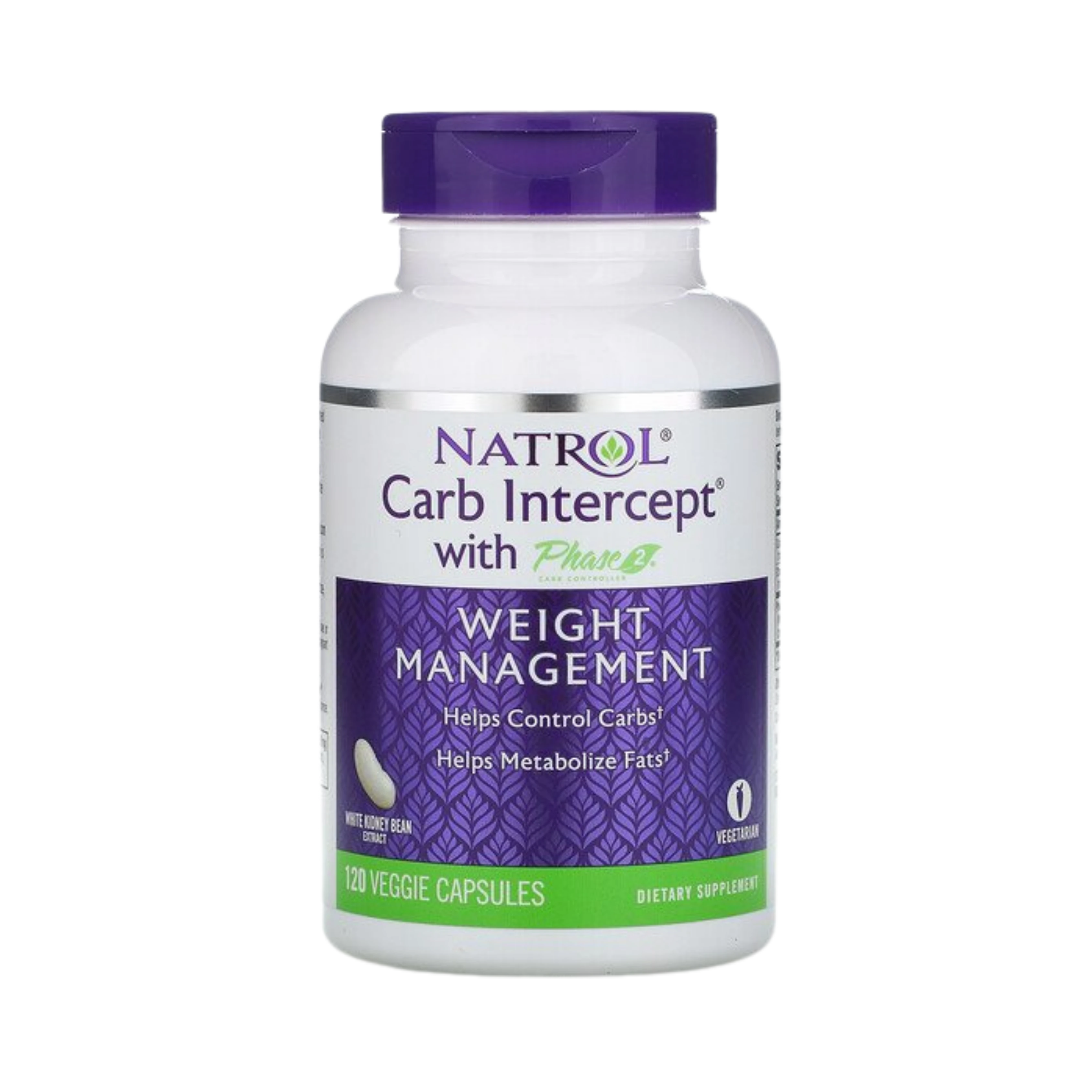 Natrol, Carb Intercept Phase 2, 120 Capsules