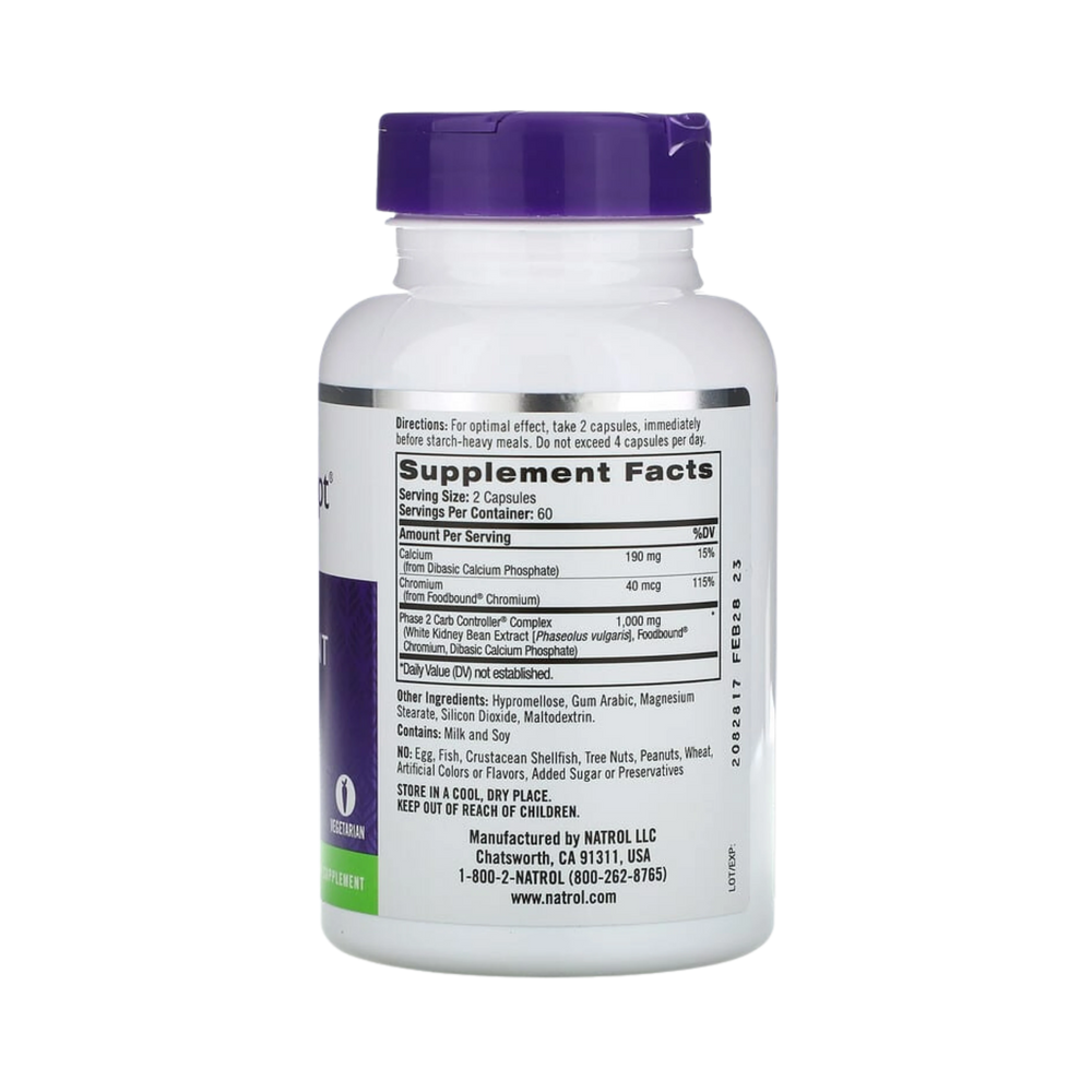 Natrol, Carb Intercept Phase 2, 120 Capsules