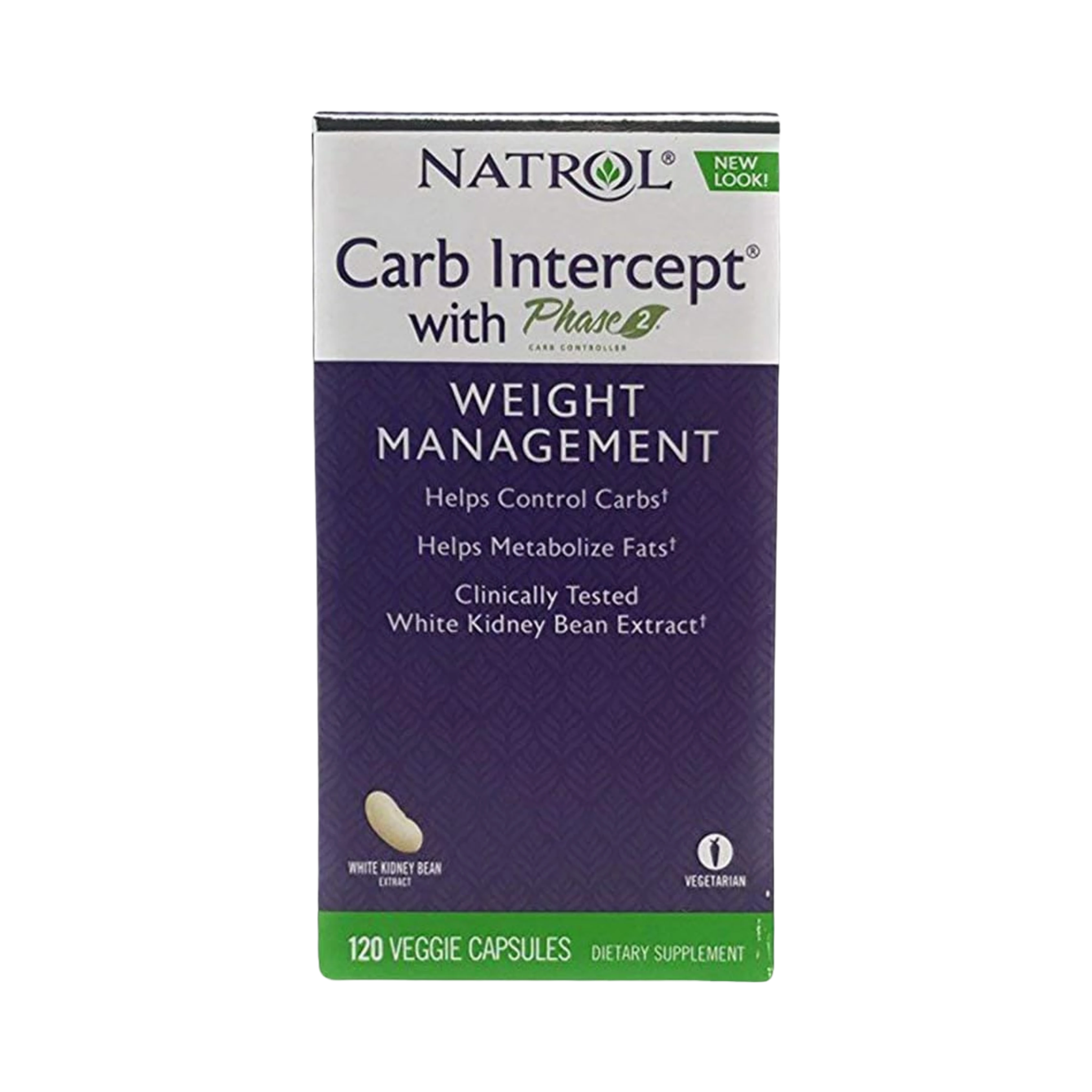 Natrol, Carb Intercept Phase 2, 120 Capsules