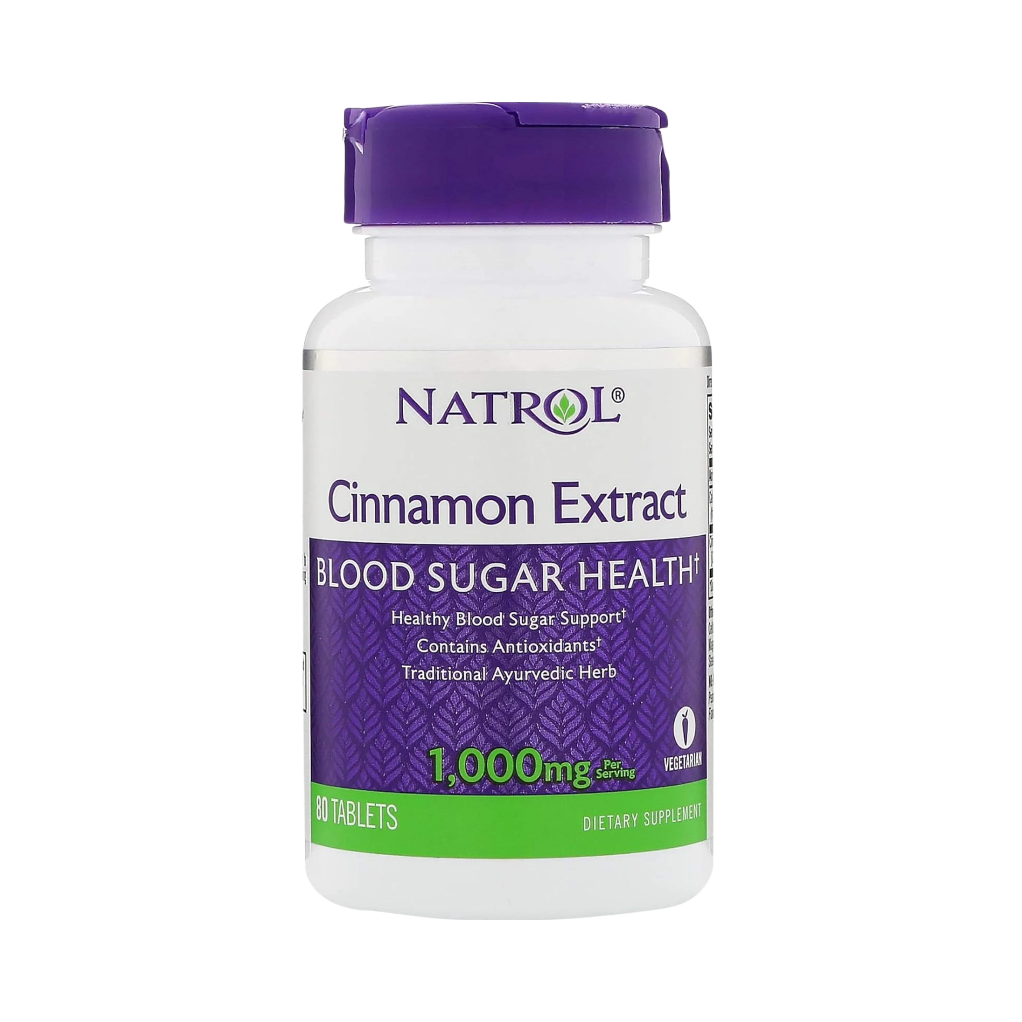 Natrol, Cinnamon Extract, 1,000 mg, 80 Tablets