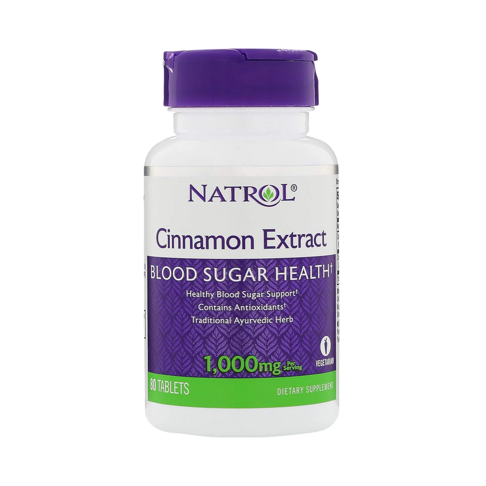 Natrol, Cinnamon Extract, 1,000 mg, 80 Tablets