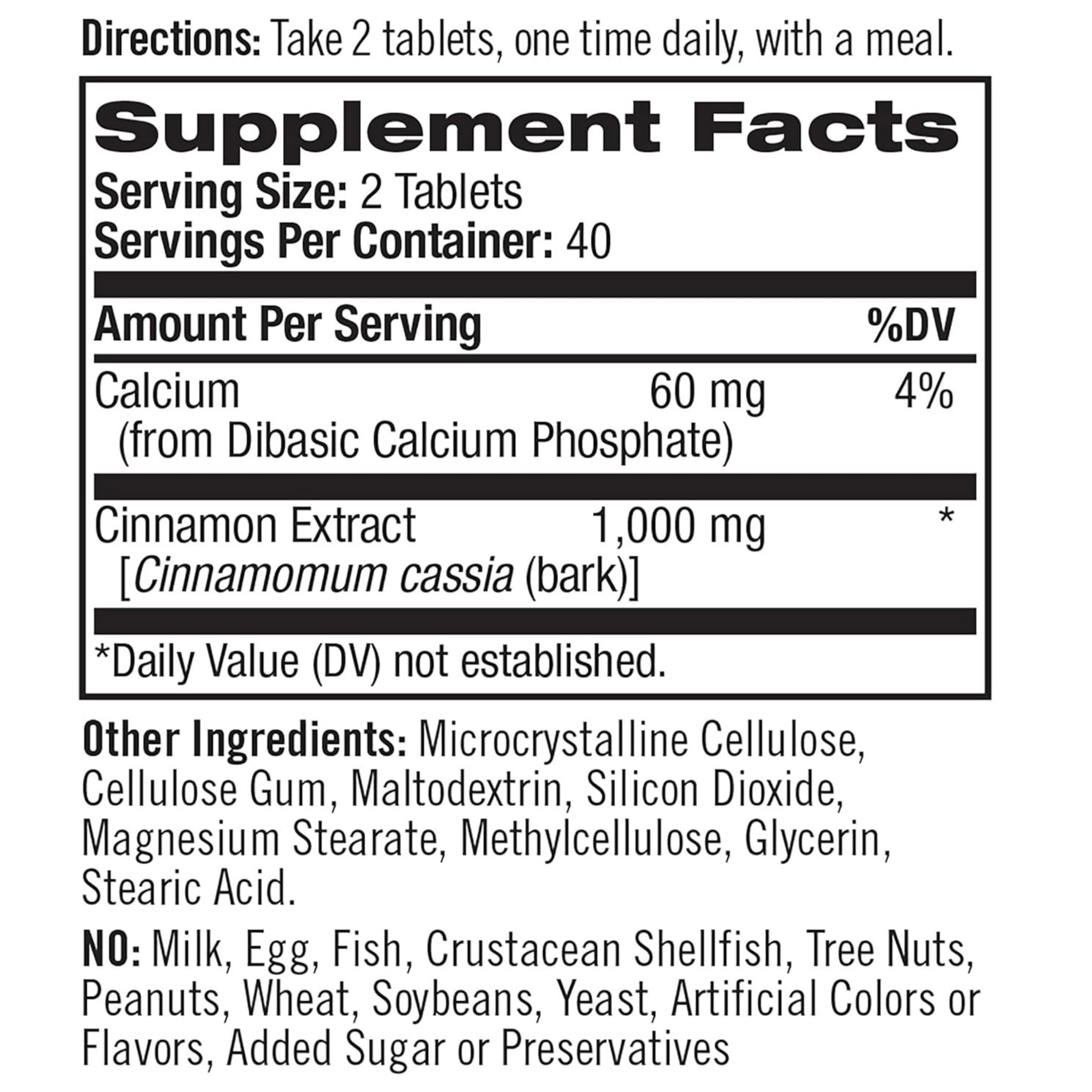 Natrol, Cinnamon Extract, 1,000 mg, 80 Tablets