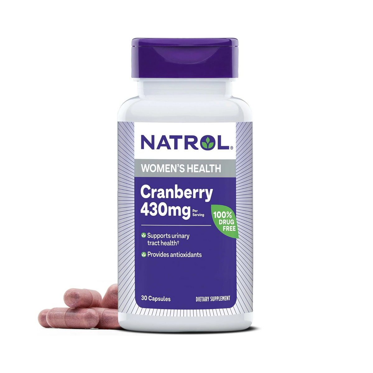Natrol,  Cranberry Capsules, 800mg, 30 Capsules