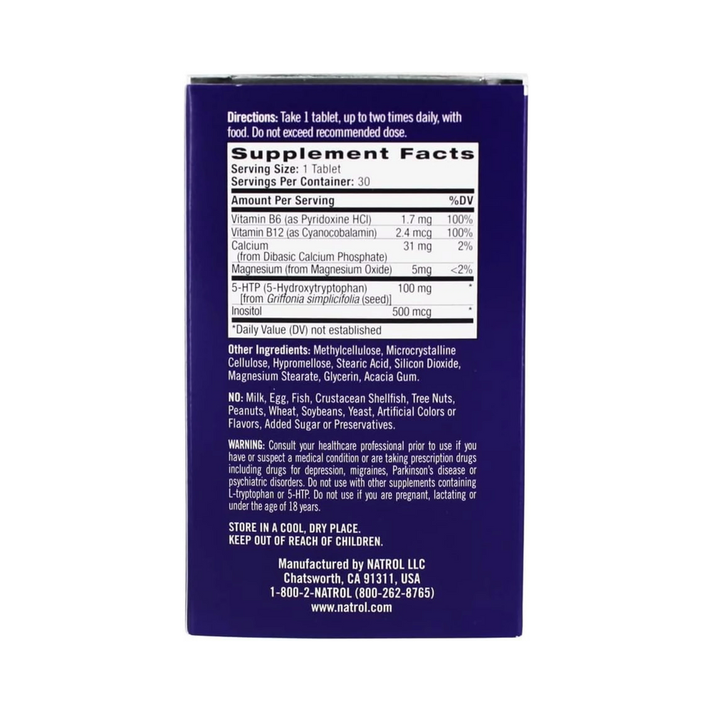 Natrol, Daily Stress Relief, Mood Support, Time Release,  30 Tablets
