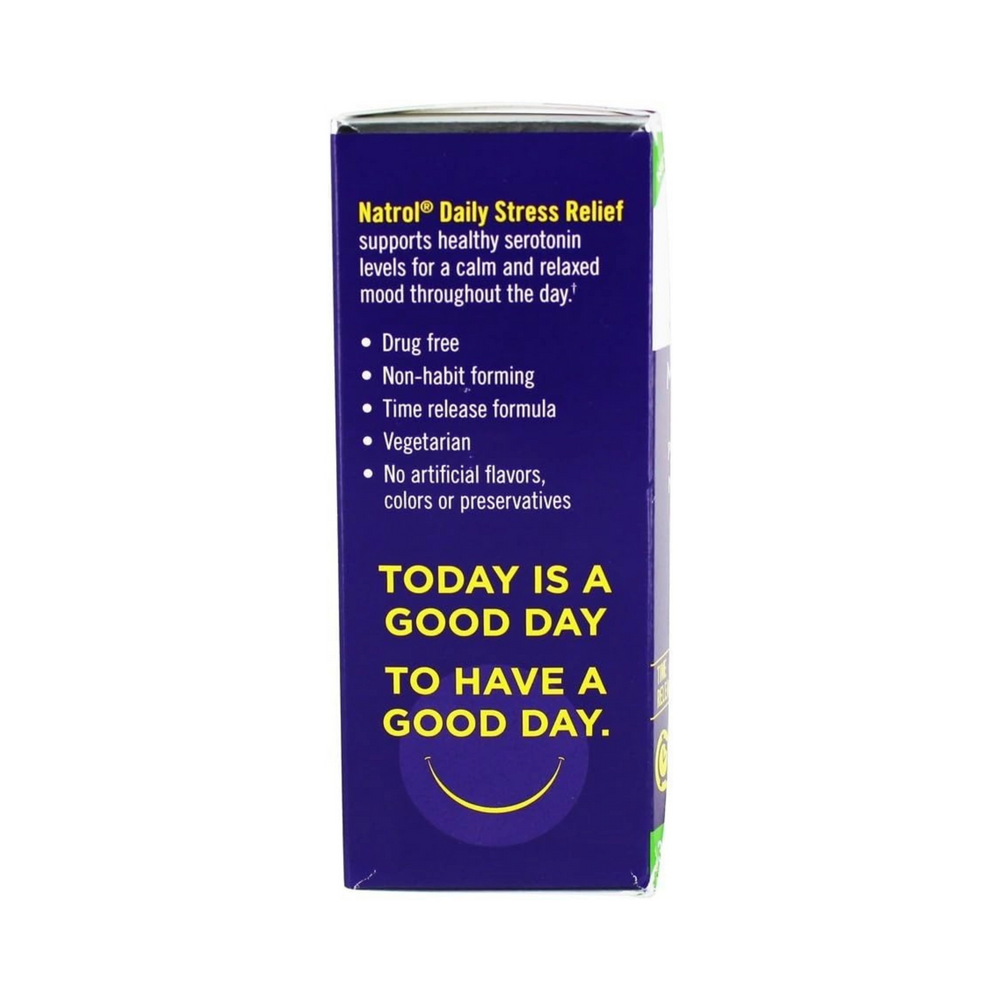 Natrol, Daily Stress Relief, Mood Support, Time Release,  30 Tablets