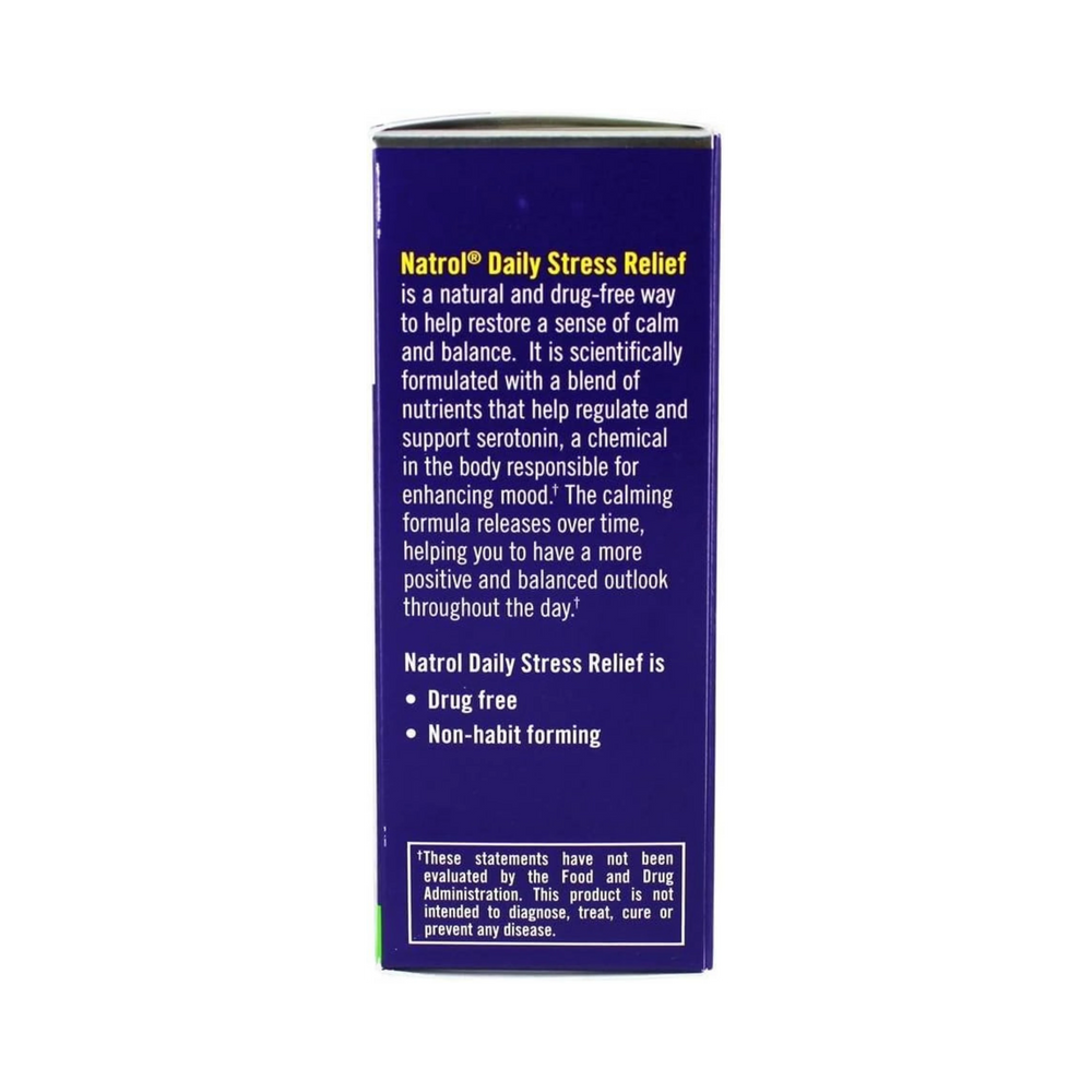 Natrol, Daily Stress Relief, Mood Support, Time Release,  30 Tablets