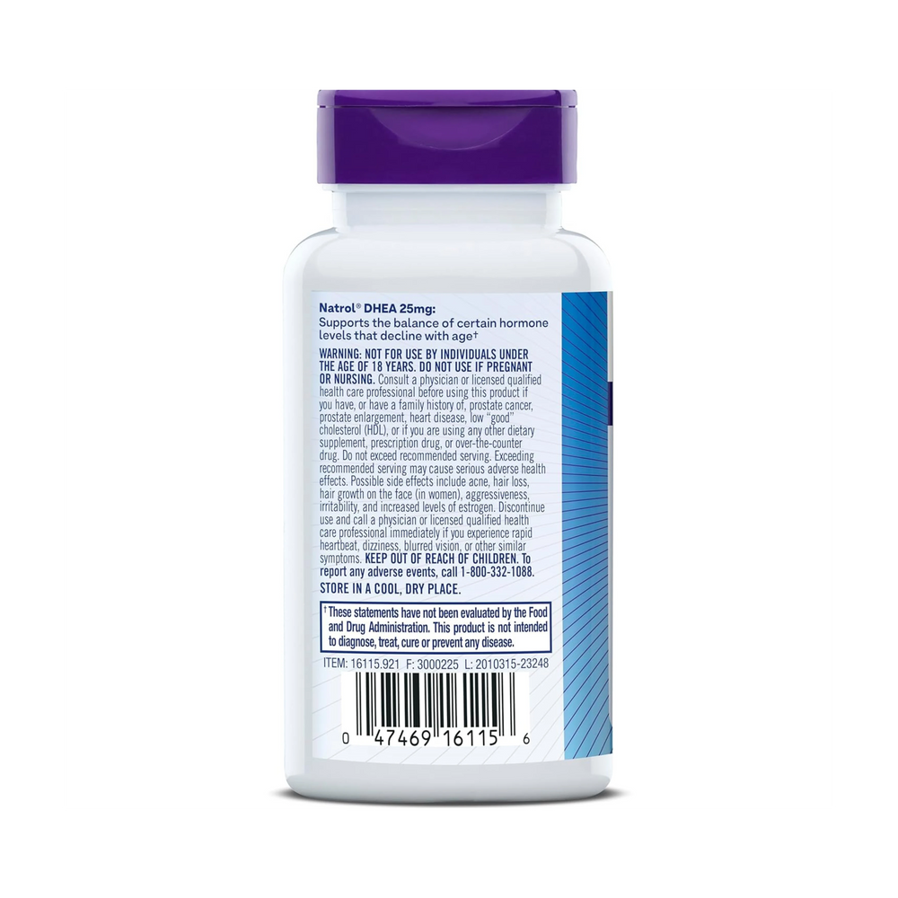 Natrol, DHEA, 25 mg, 180 Tablets