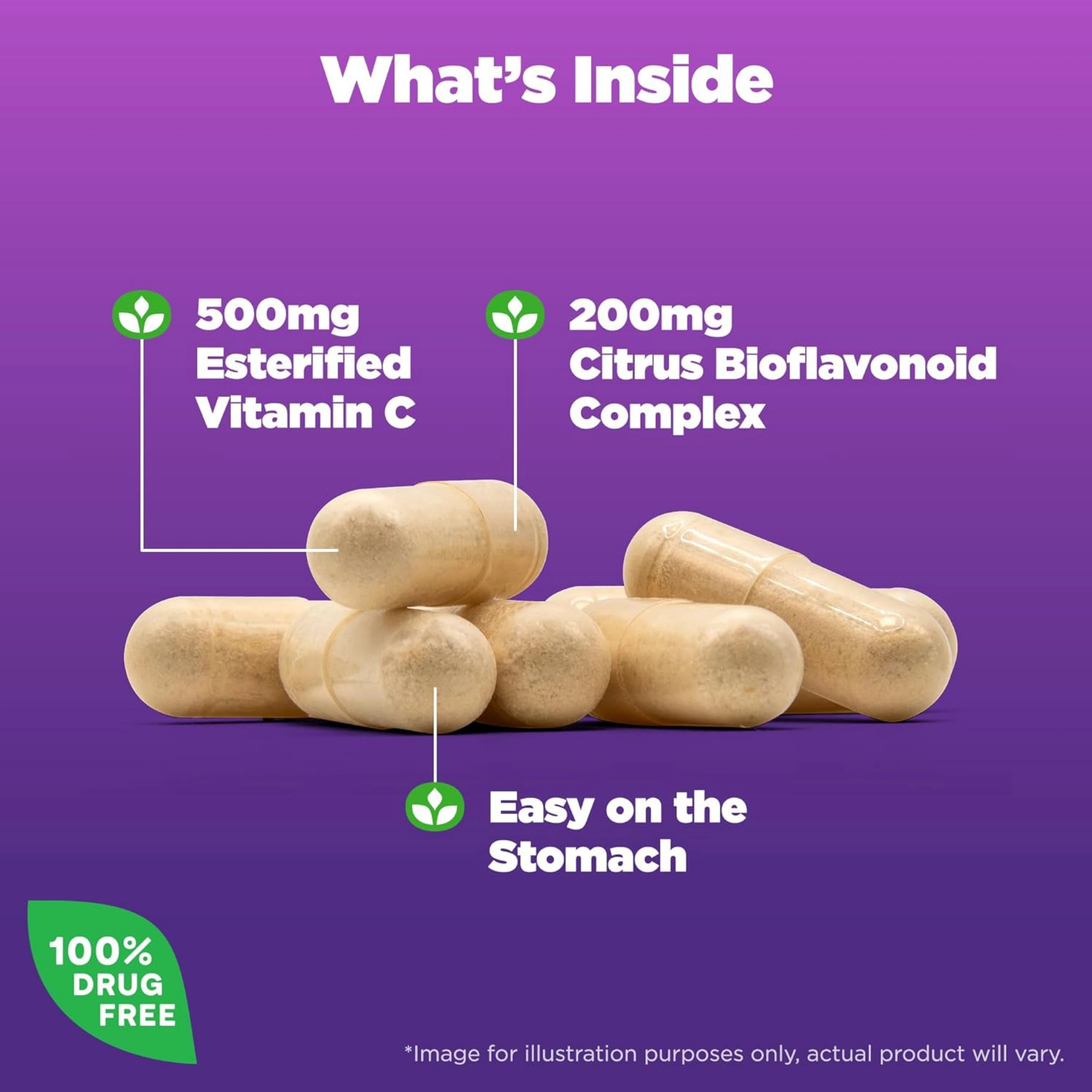 Natrol, Easy-c, 500mg, 120 Capsules