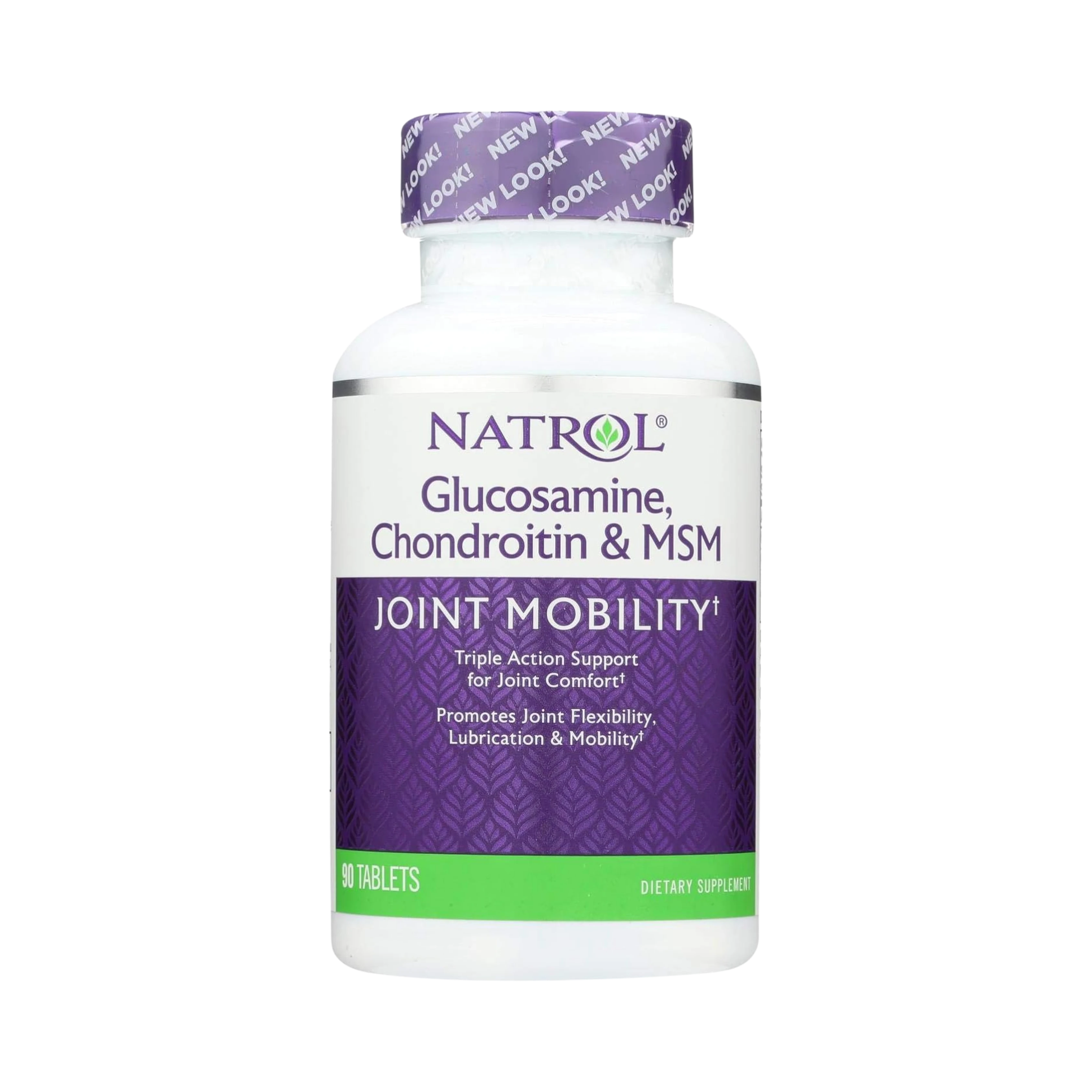 Natrol, Glucosamine, Chondroitin & MSM, 90 Tablets