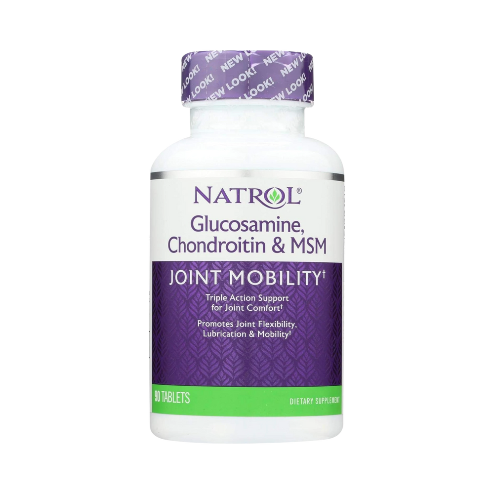 Natrol, Glucosamine, Chondroitin & MSM, 90 Tablets