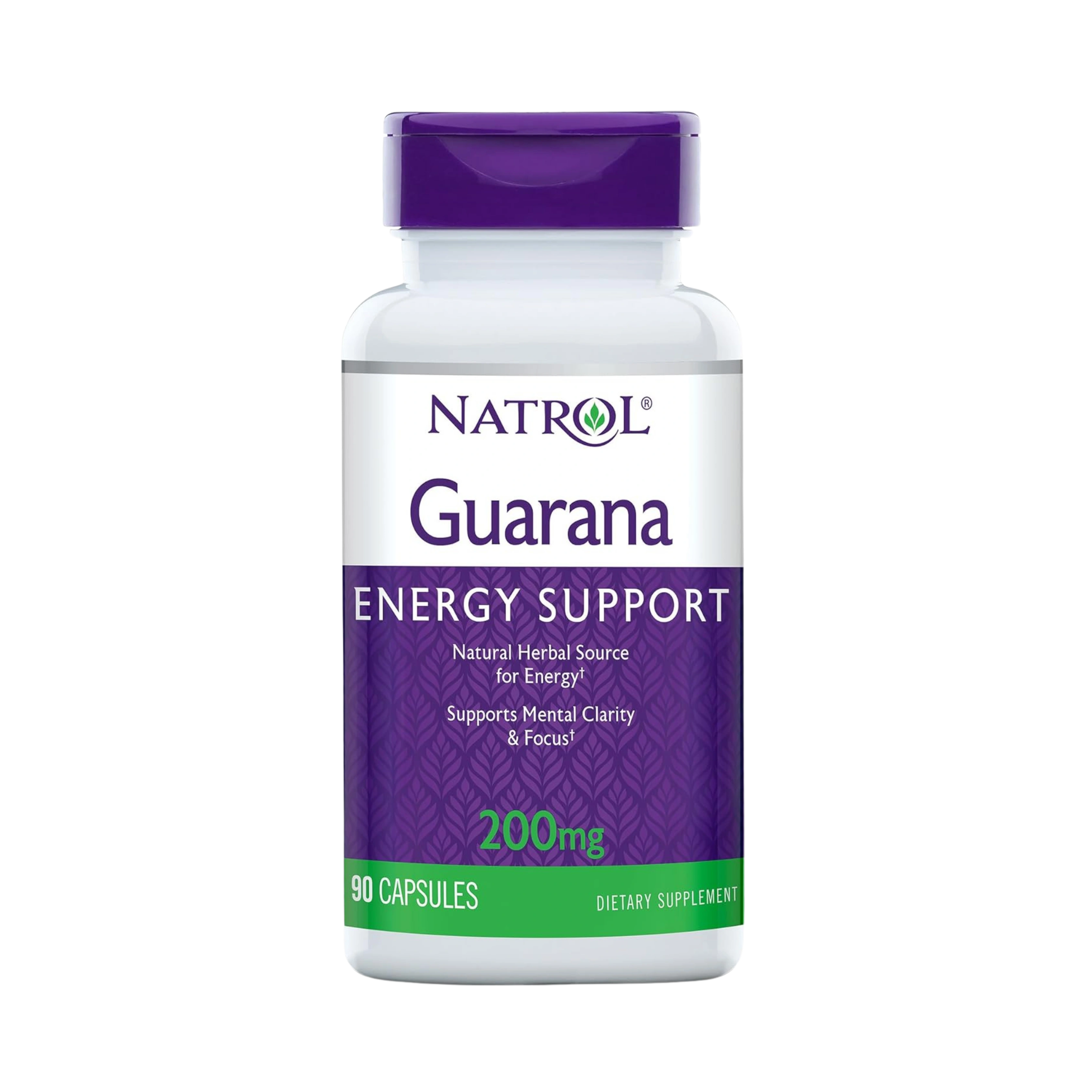 Natrol, Guarana, 200 MG, 90 Capsules