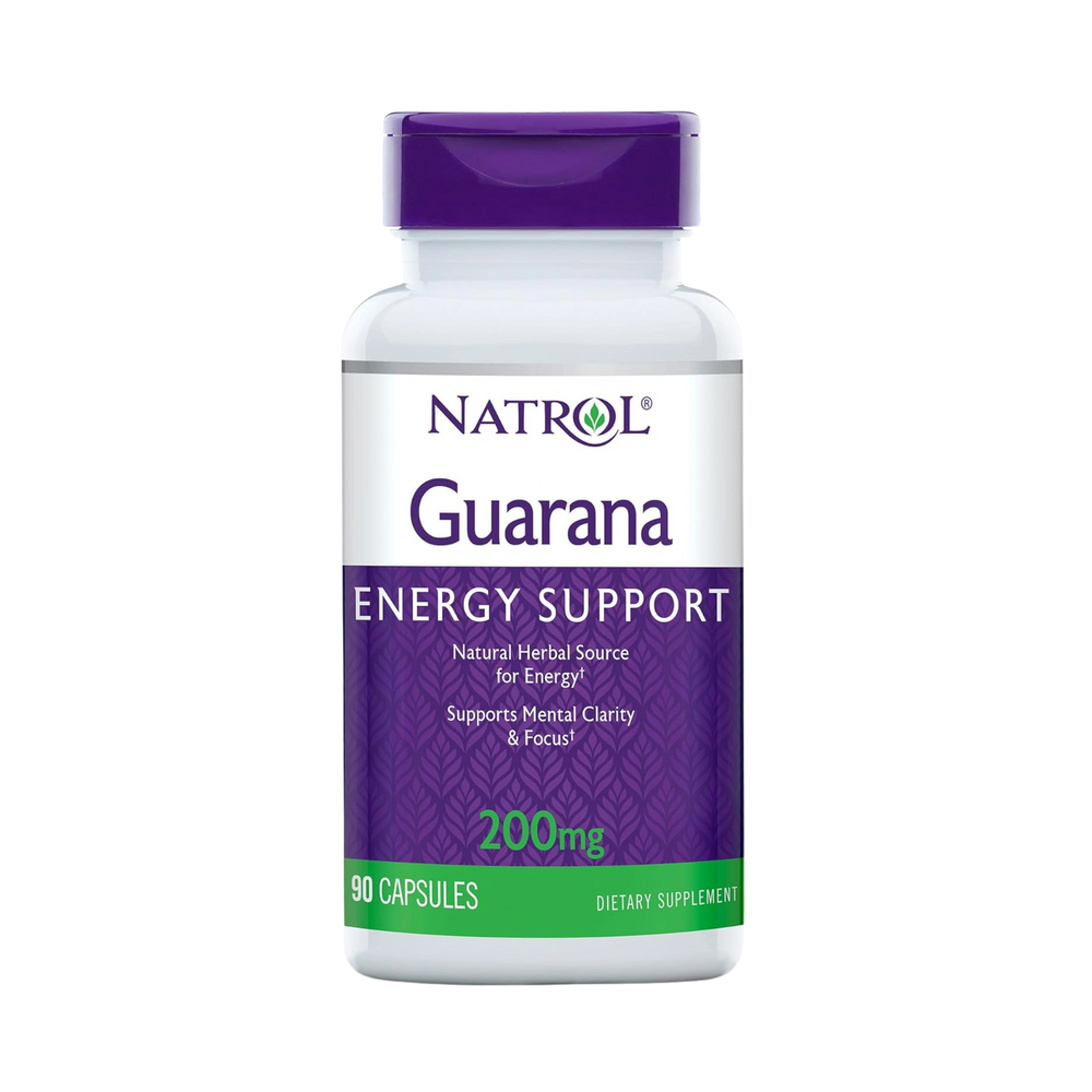 Natrol, Guarana, 200 MG, 90 Capsules