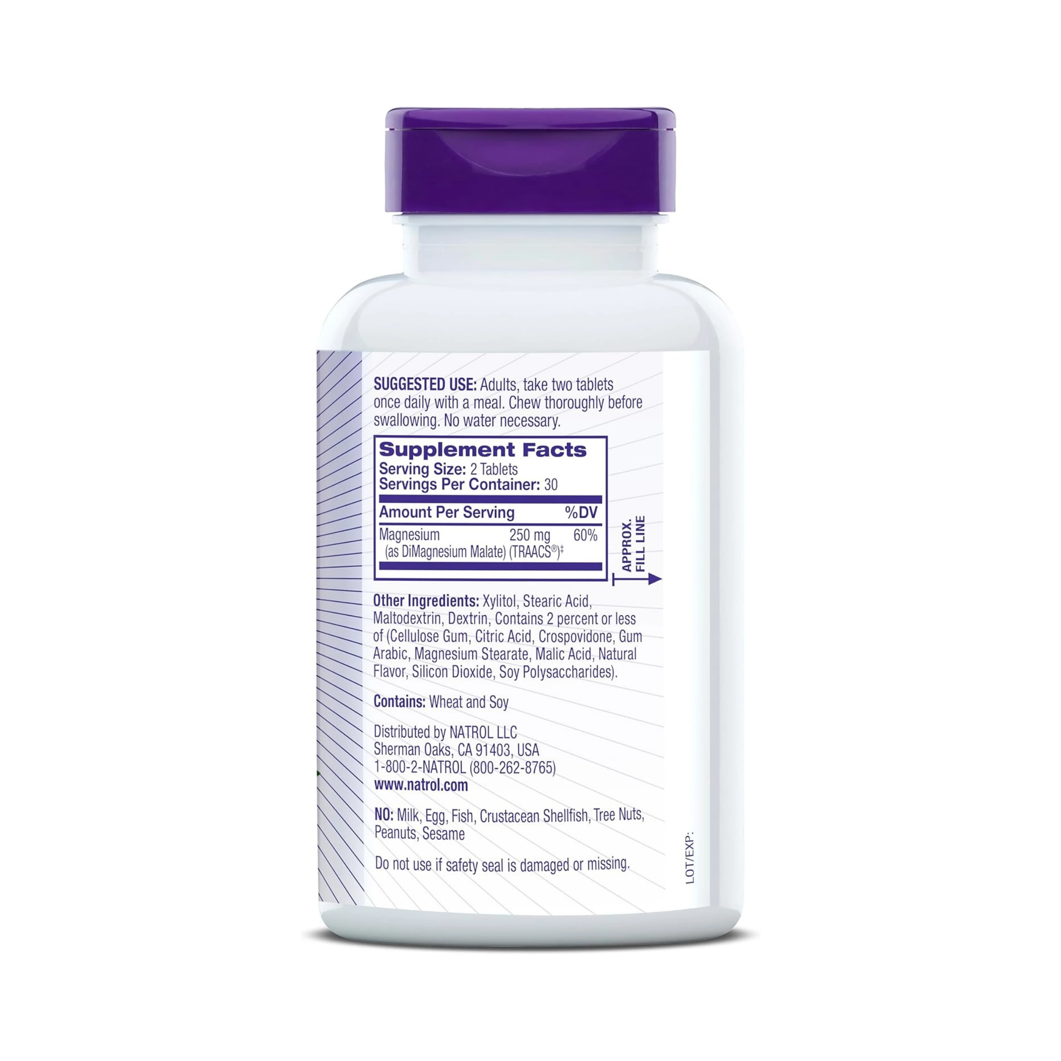 Natrol,  High Absorption Magnesium, 60 Chewable Tablets