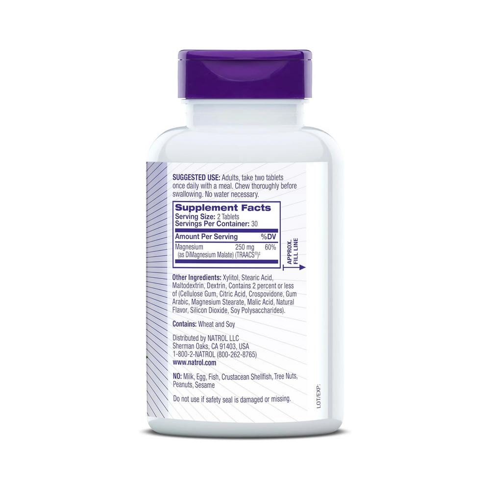 Natrol,  High Absorption Magnesium, 60 Chewable Tablets