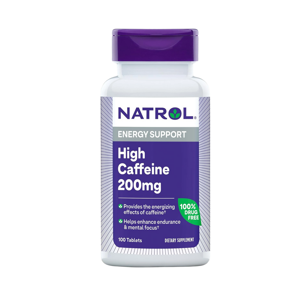 Natrol, High Caffeine, 200 mg, 100 Tablets