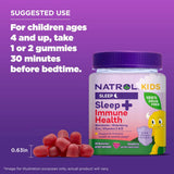Natrol, Kids, Sleep + Immune Health, Berry, 50 Gummies