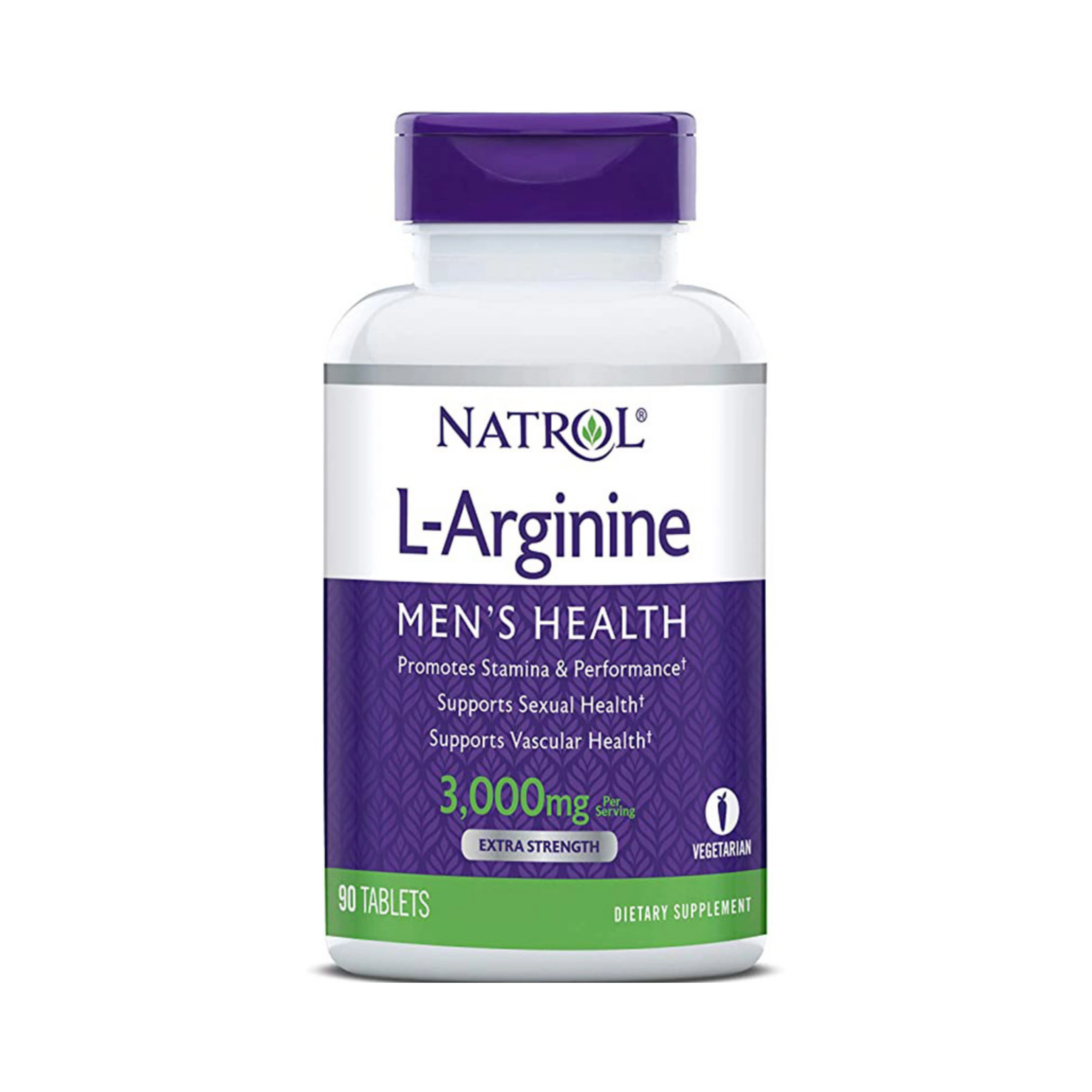 Natrol, L-Arginine, Extra Strength, 3,000 mg, 90 Tablets