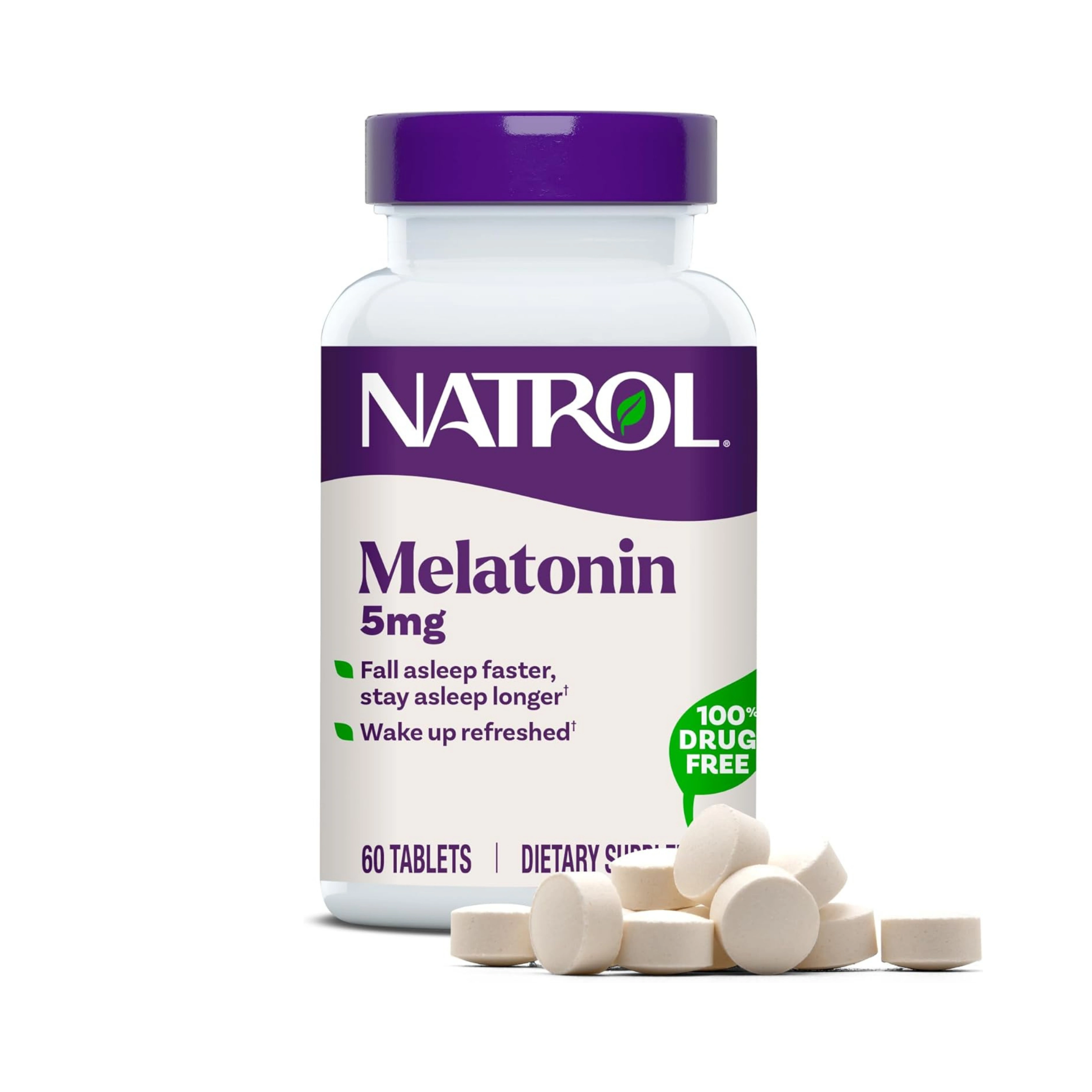 Natrol, Melatonin, 5 mg, 60 Tablets