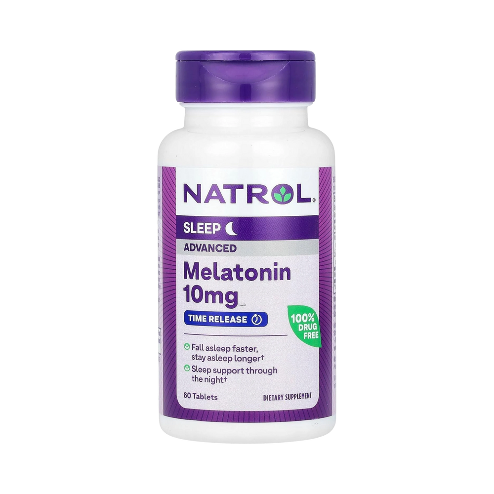 Natrol, Melatonin, Advanced Sleep, Time Release, 10 mg, 60 Tablets
