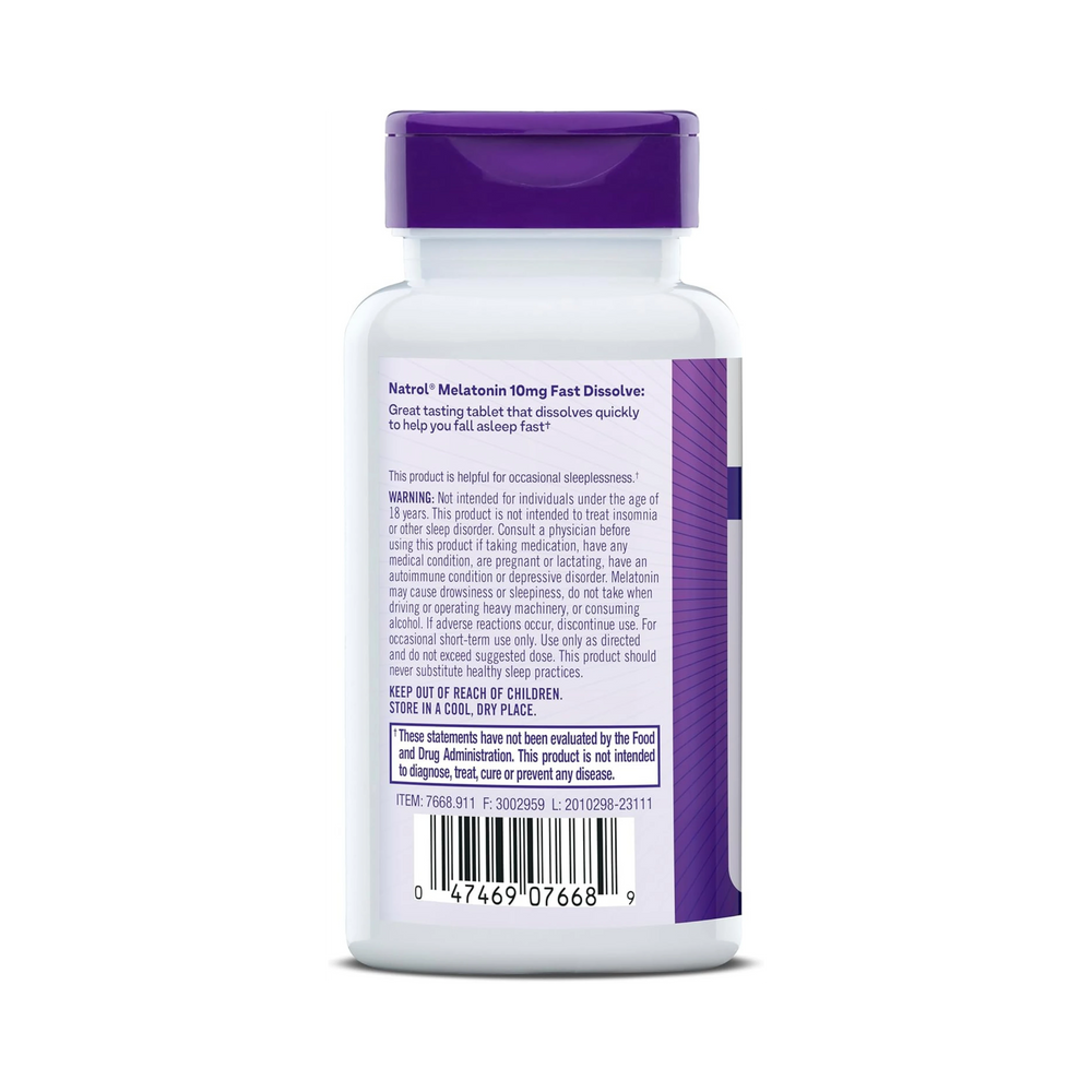 Natrol, Melatonin, Citrus, 10 mg, 60 Table