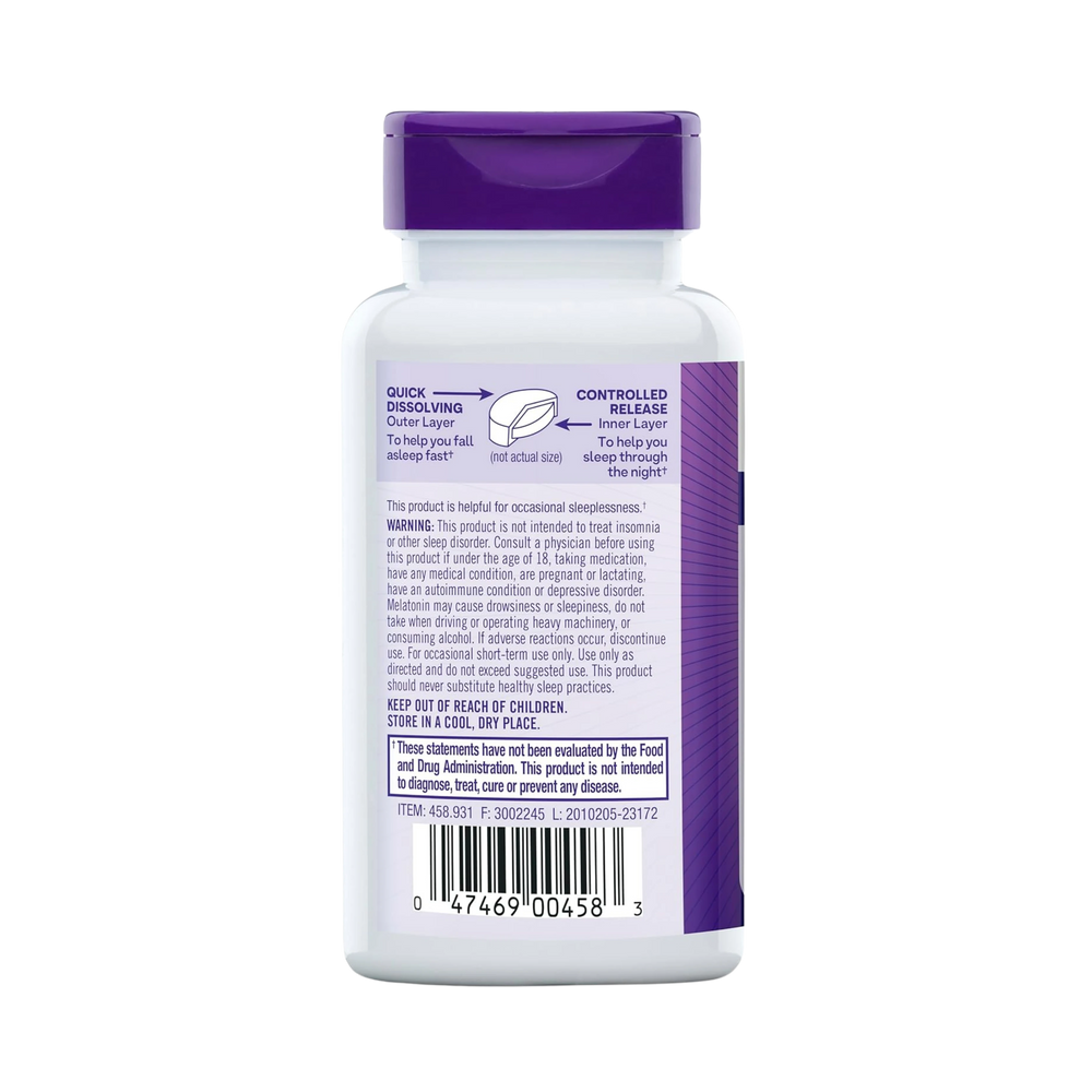 Natrol,  Melatonin,  Time Release, 3 mg, 100 Tablets