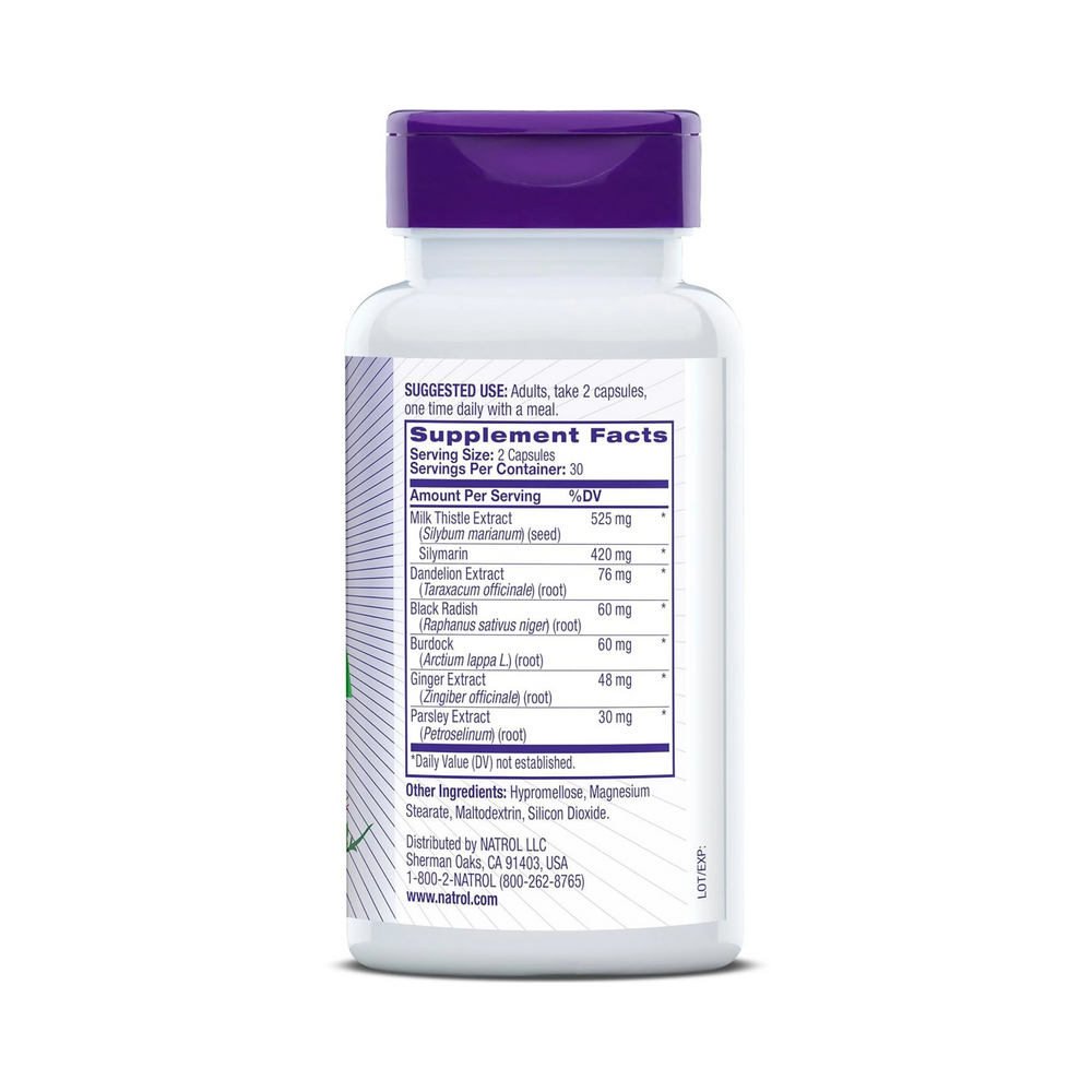 Natrol, Milk Thistle Advantage, 525 mg, 60 Veggie Capsules