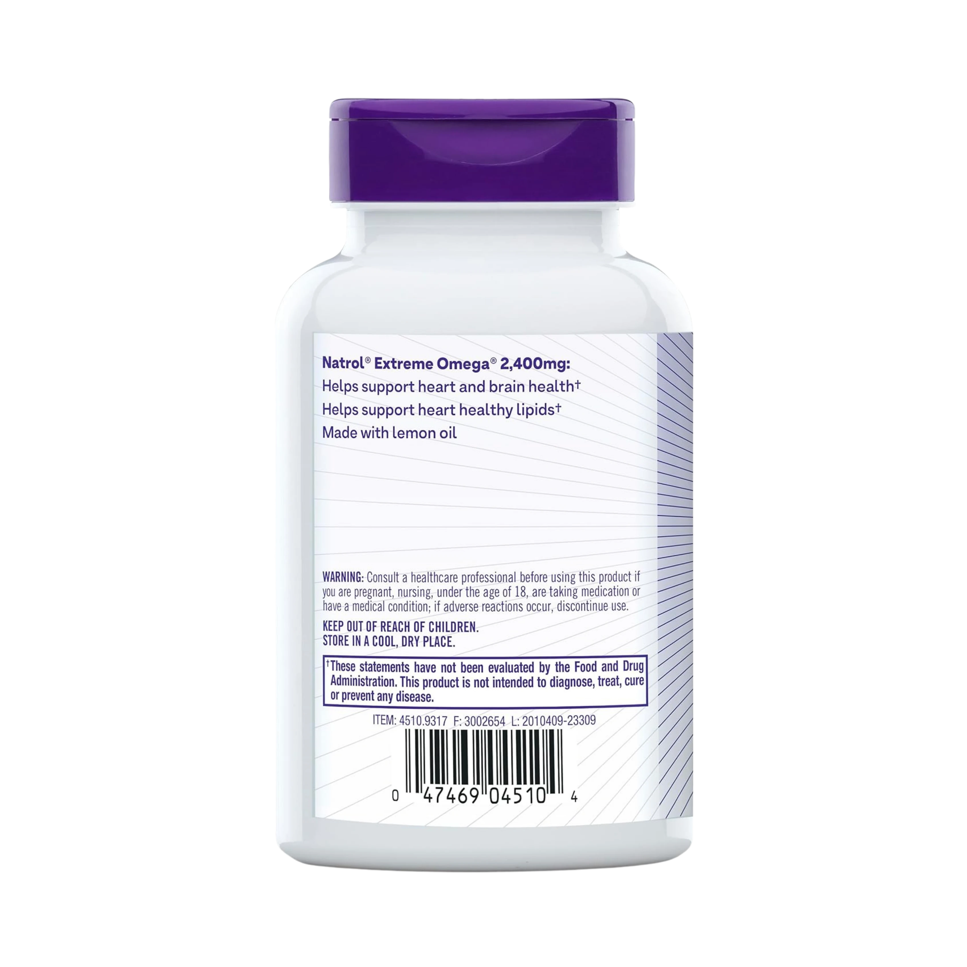Natrol, Omega-3 Extreme, Lemon 60 Softgels