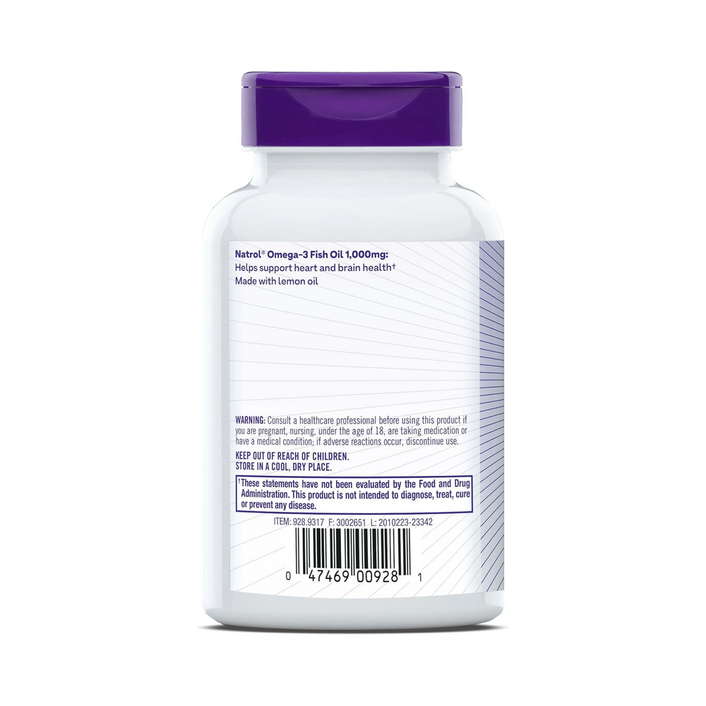 Natrol, Omega-3 Fish Oil, 1000 mg, 90 Softgels