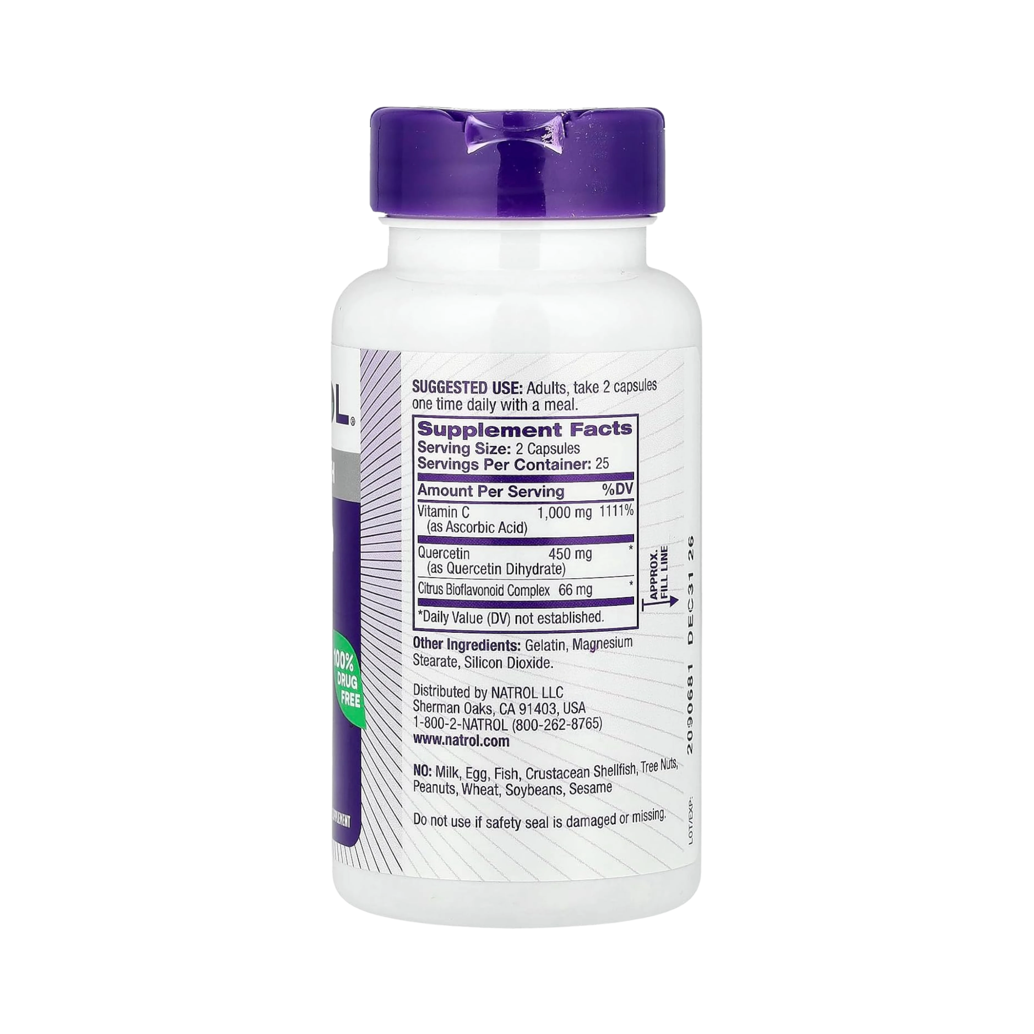 Natrol, Quercetin Complex, Immune Health, 50 Capsules