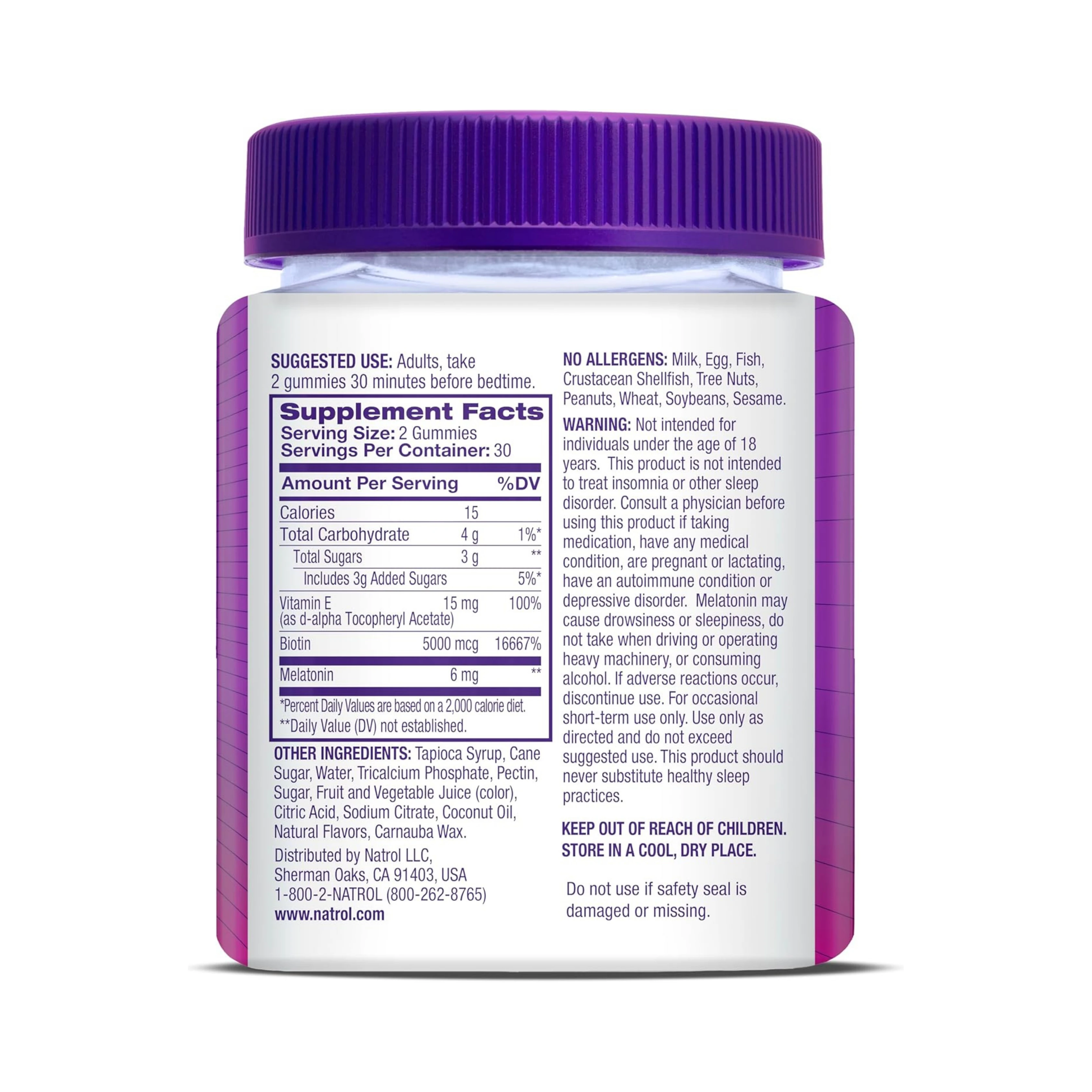 Natrol, Sleep+ Beauty,  60 Gummies
