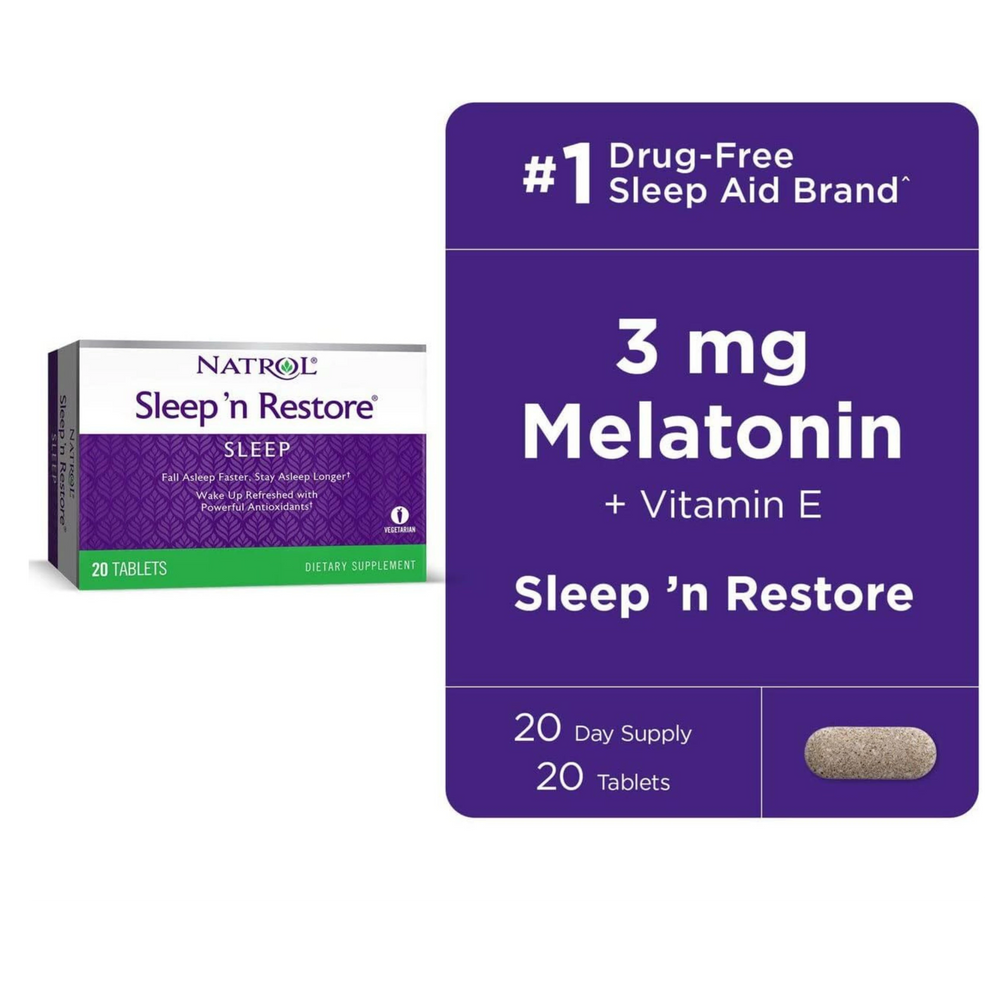 Natrol, Sleep N Restore, 20 Tablets