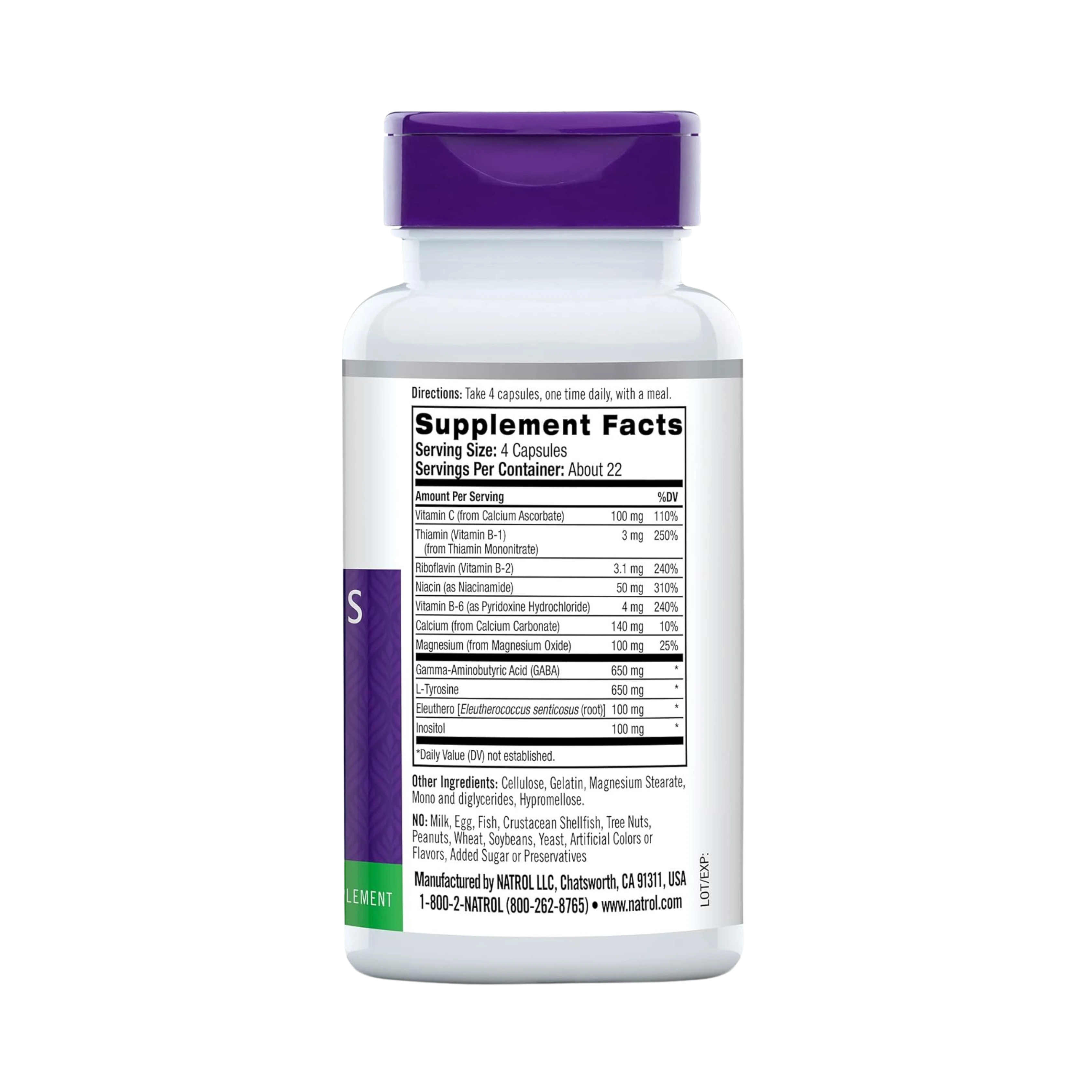Natrol, Stress Formula, 90 Capsules