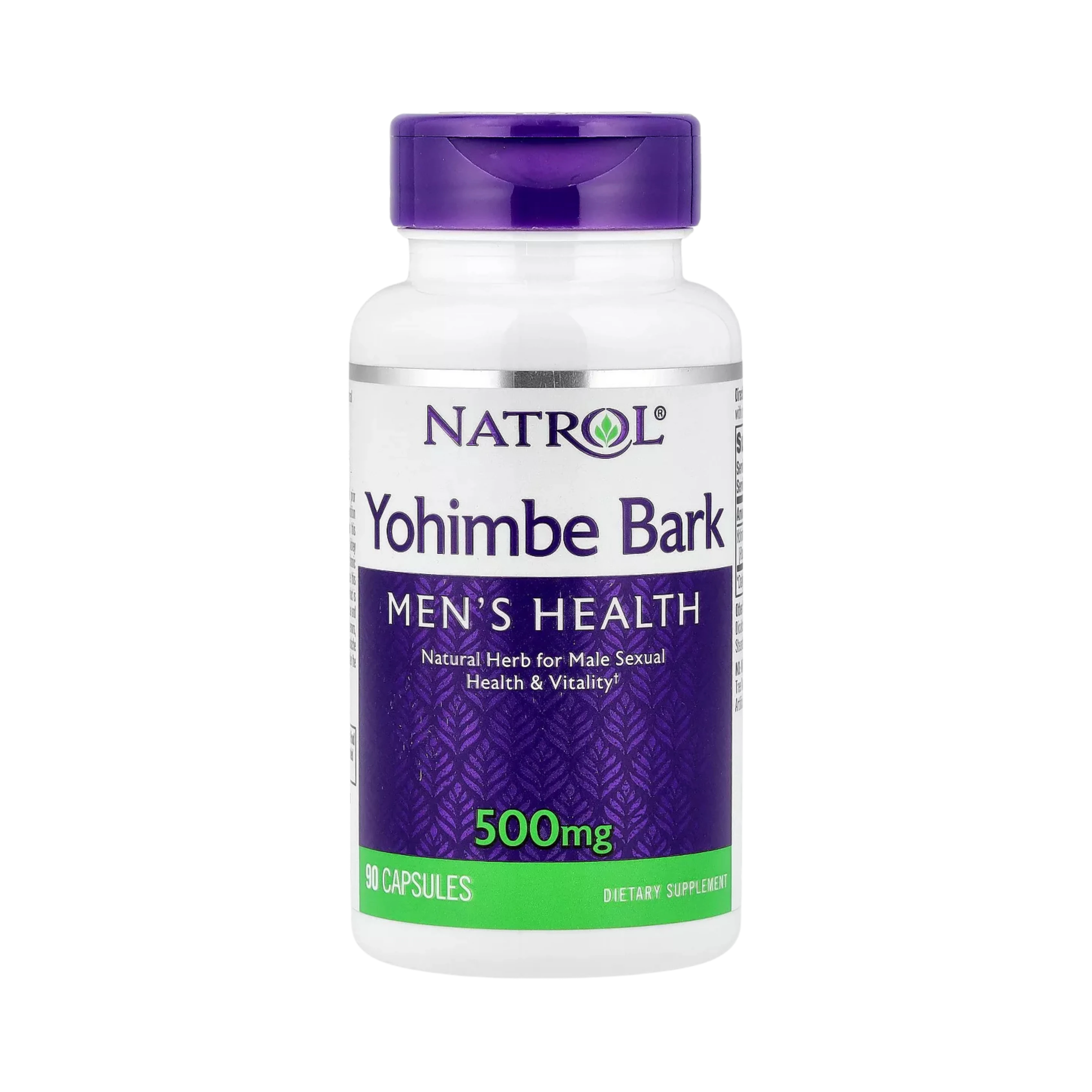 Natrol, Yohimbe Bark, 500 mg, 90 Capsules