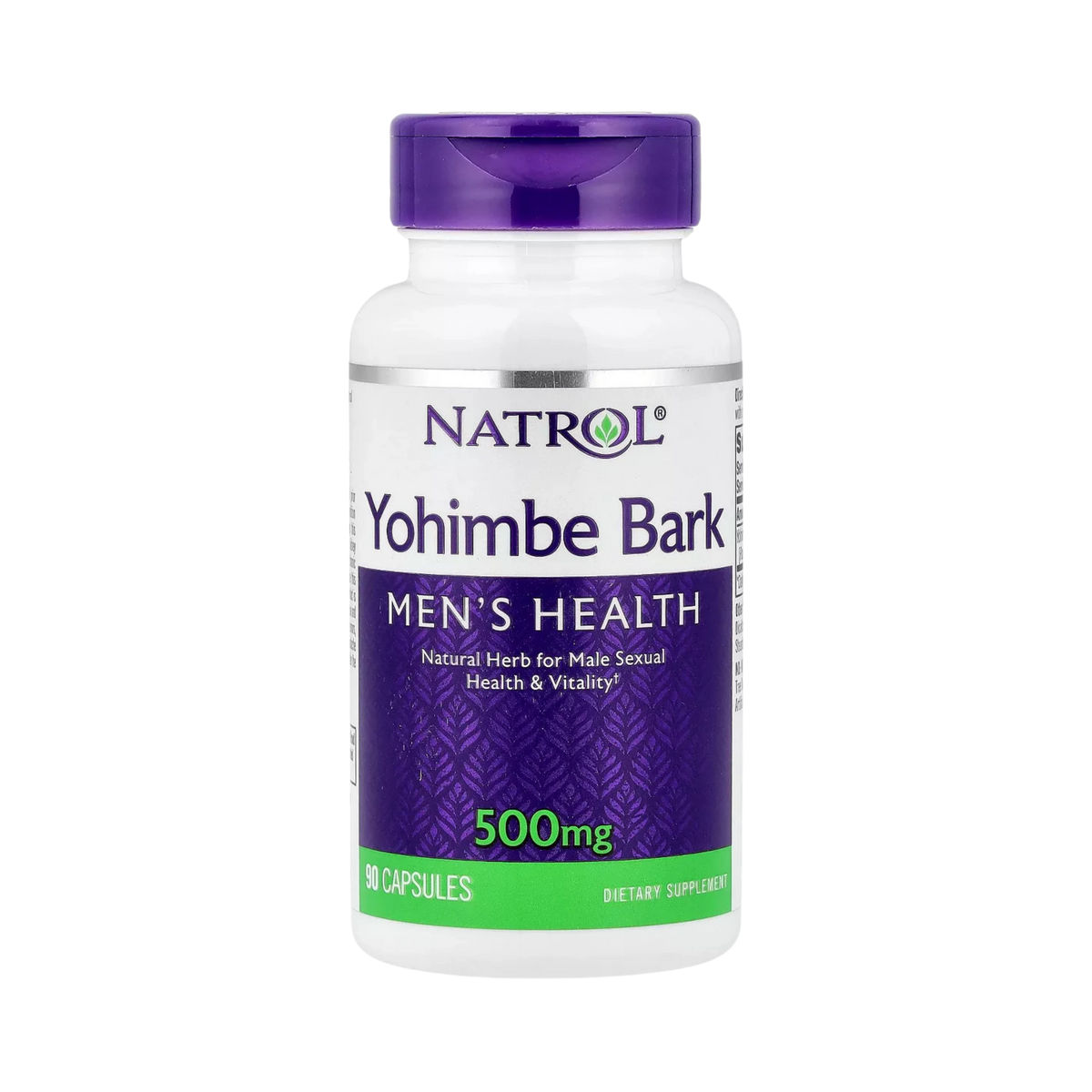 Natrol, Yohimbe Bark, 500 mg, 90 Capsules