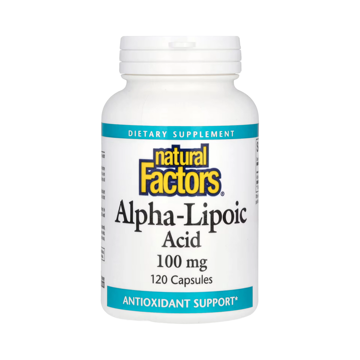 Natural Factors, Alpha-Lipoic Acid, 100 Mg, 120 Capsules
