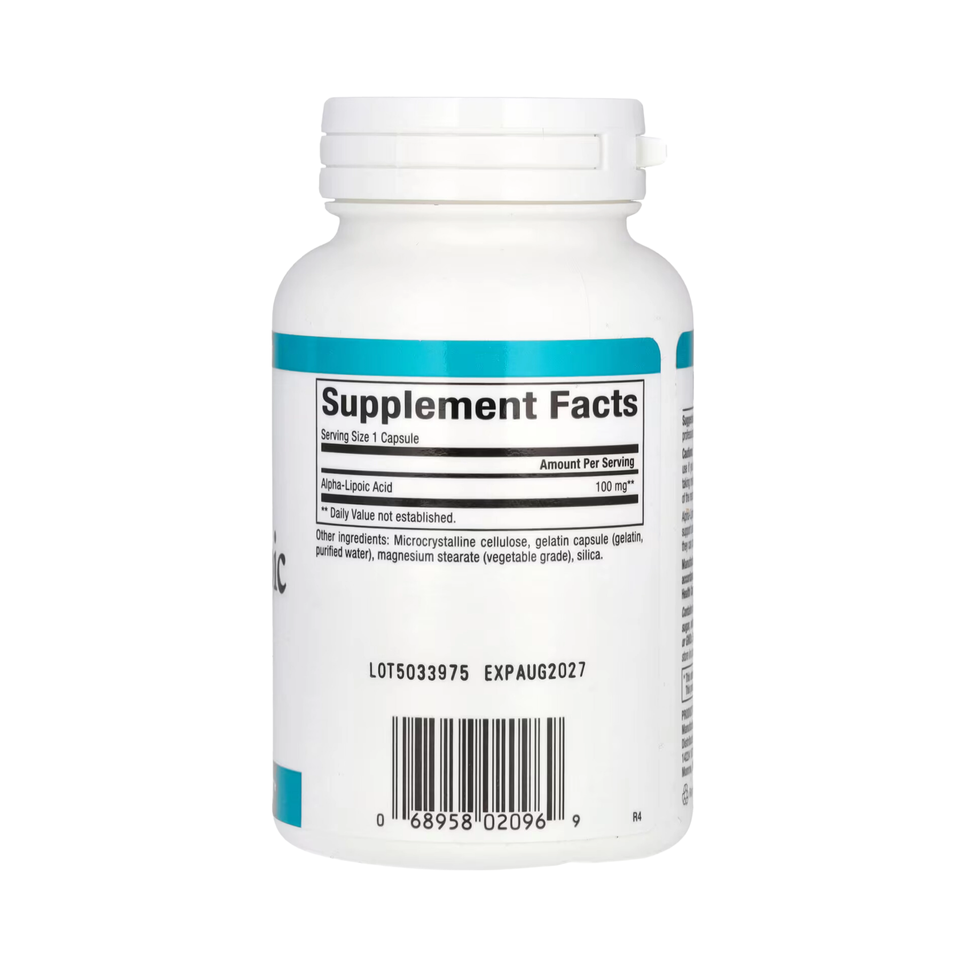 Natural Factors, Alpha-Lipoic Acid, 100 Mg, 120 Capsules