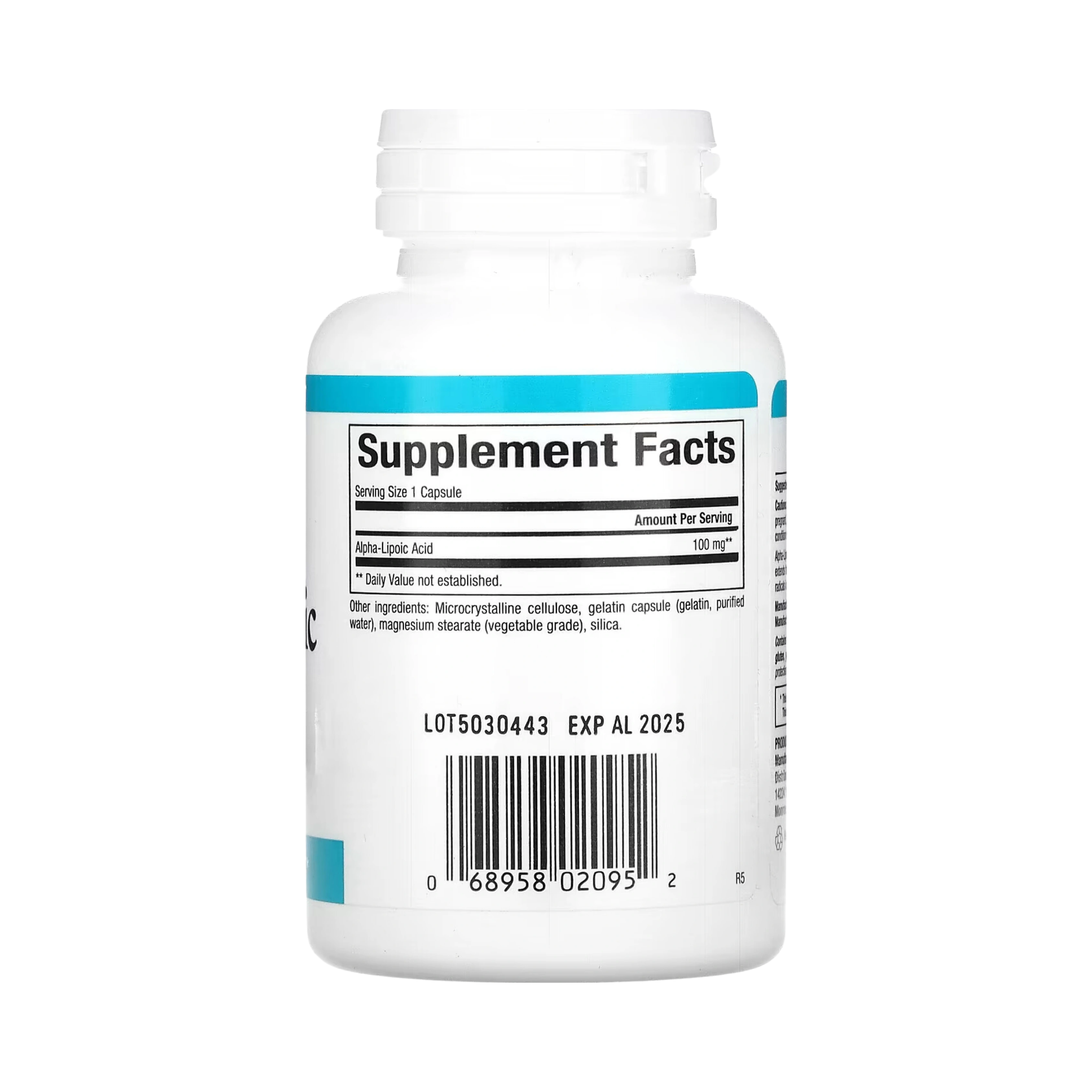 Natural Factors, Alpha-Lipoic Acid, 100 Mg, 60 Capsules