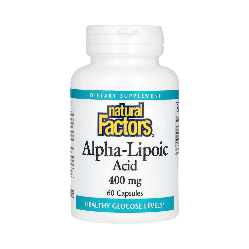 Natural Factors, Alpha-Lipoic Acid, 400 Mg, 60 Capsules