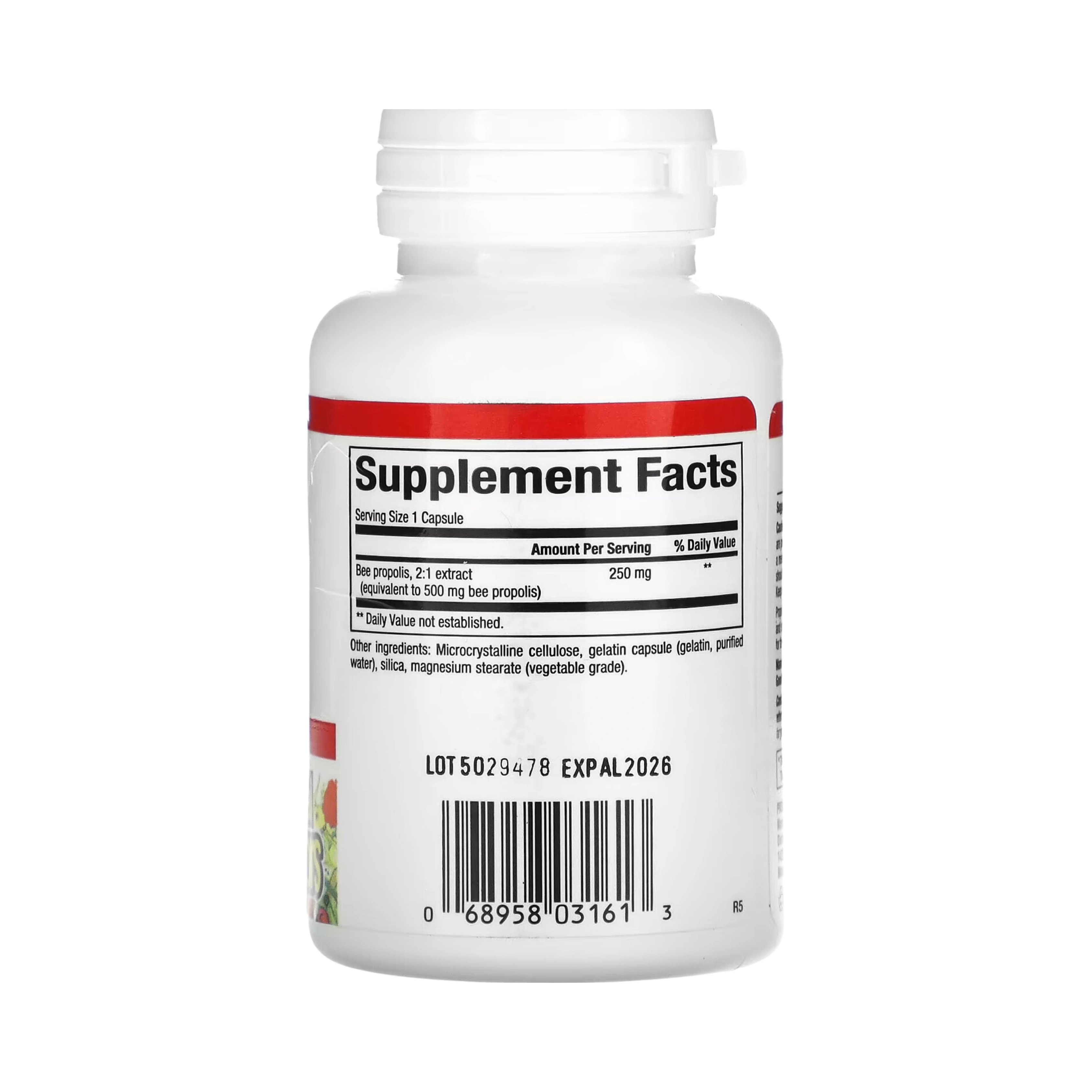 Natural Factors, Bee Propolis, 500 Mg, 90 Capsules