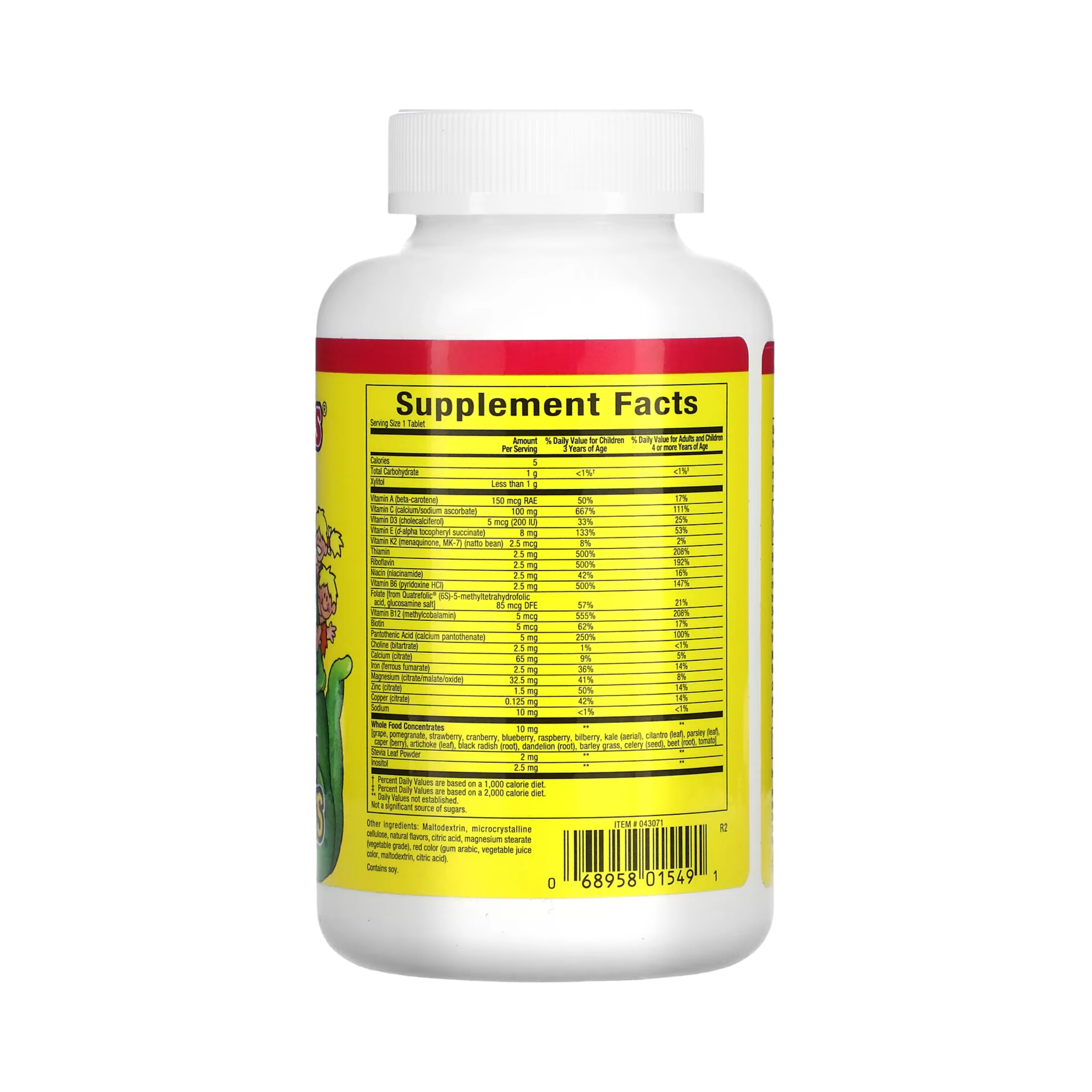 Natural Factors, Big Friends, Chewable Multi-Vitamin & Minerals, Jungle Berry, 60 Chewable Tablets