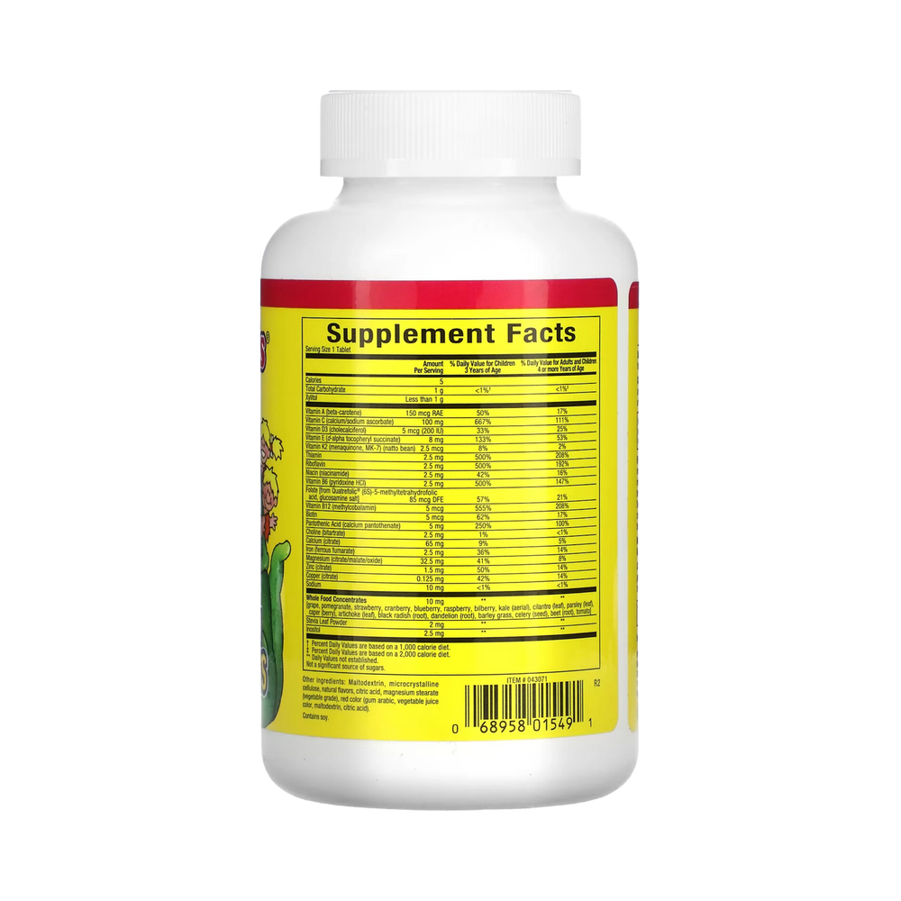 Natural Factors, Big Friends, Chewable Multi-Vitamin & Minerals, Jungle Berry, 60 Chewable Tablets