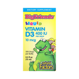 Natural Factors, Big Friends, Liquid Vitamin D3, 10 Mcg, 0.5 Fl Oz