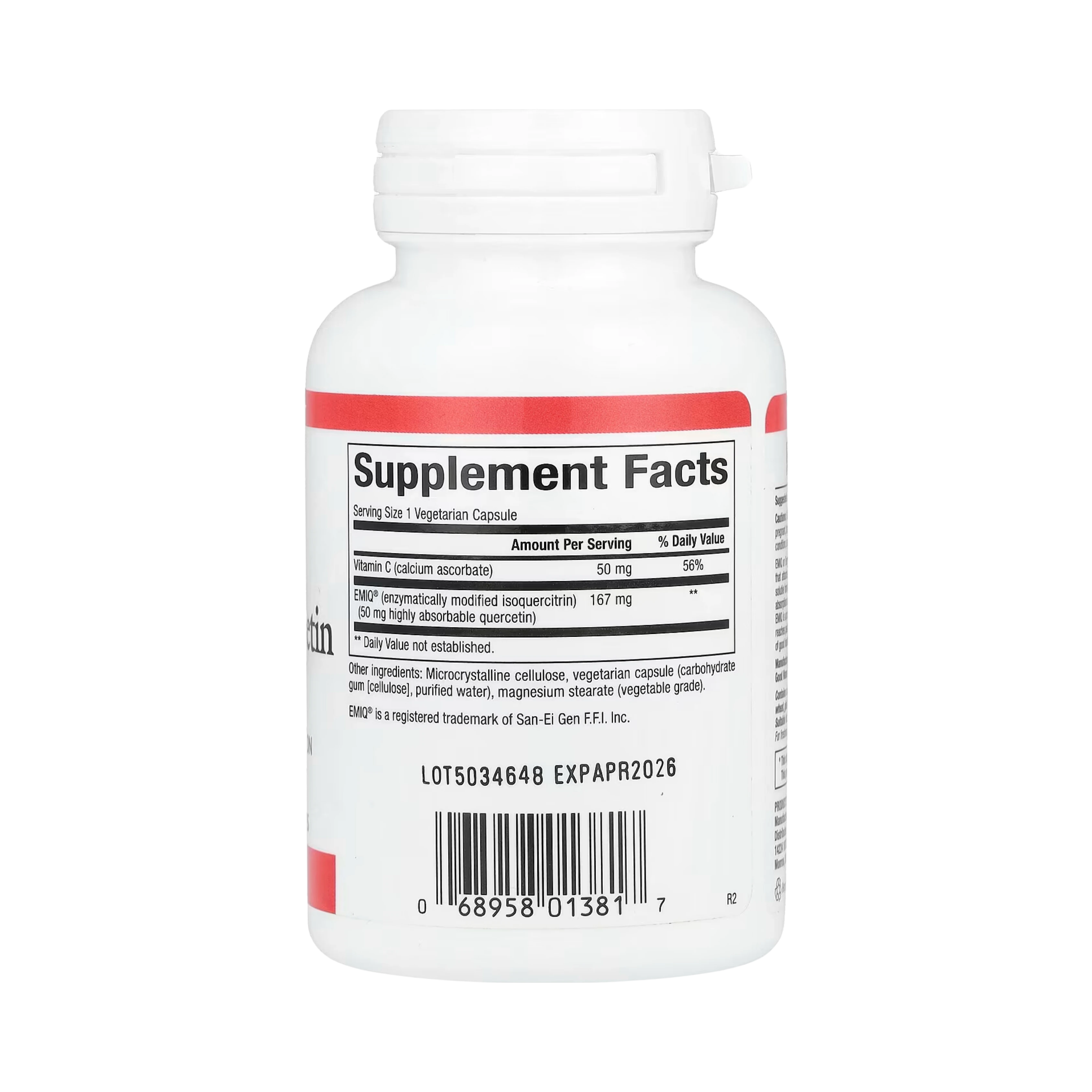 Natural Factors, Bioactive Quercetin EMIQ, 60 Vegetarian Capsules