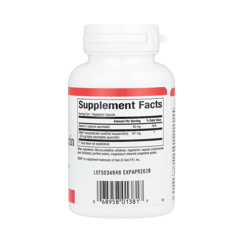 Natural Factors, Bioactive Quercetin EMIQ, 60 Vegetarian Capsules