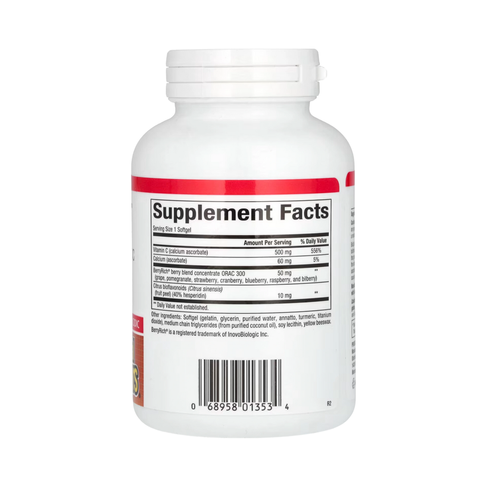 Natural Factors, BioCgel, Buffered Vitamin C with BerryRich, 500 Mg, 90 Softgels