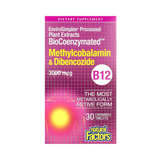 Natural Factors, BioCoenzymated, Methylcobalamin & Dibencozide, B12, 3,000 Mcg, 30 Chewable Tablets